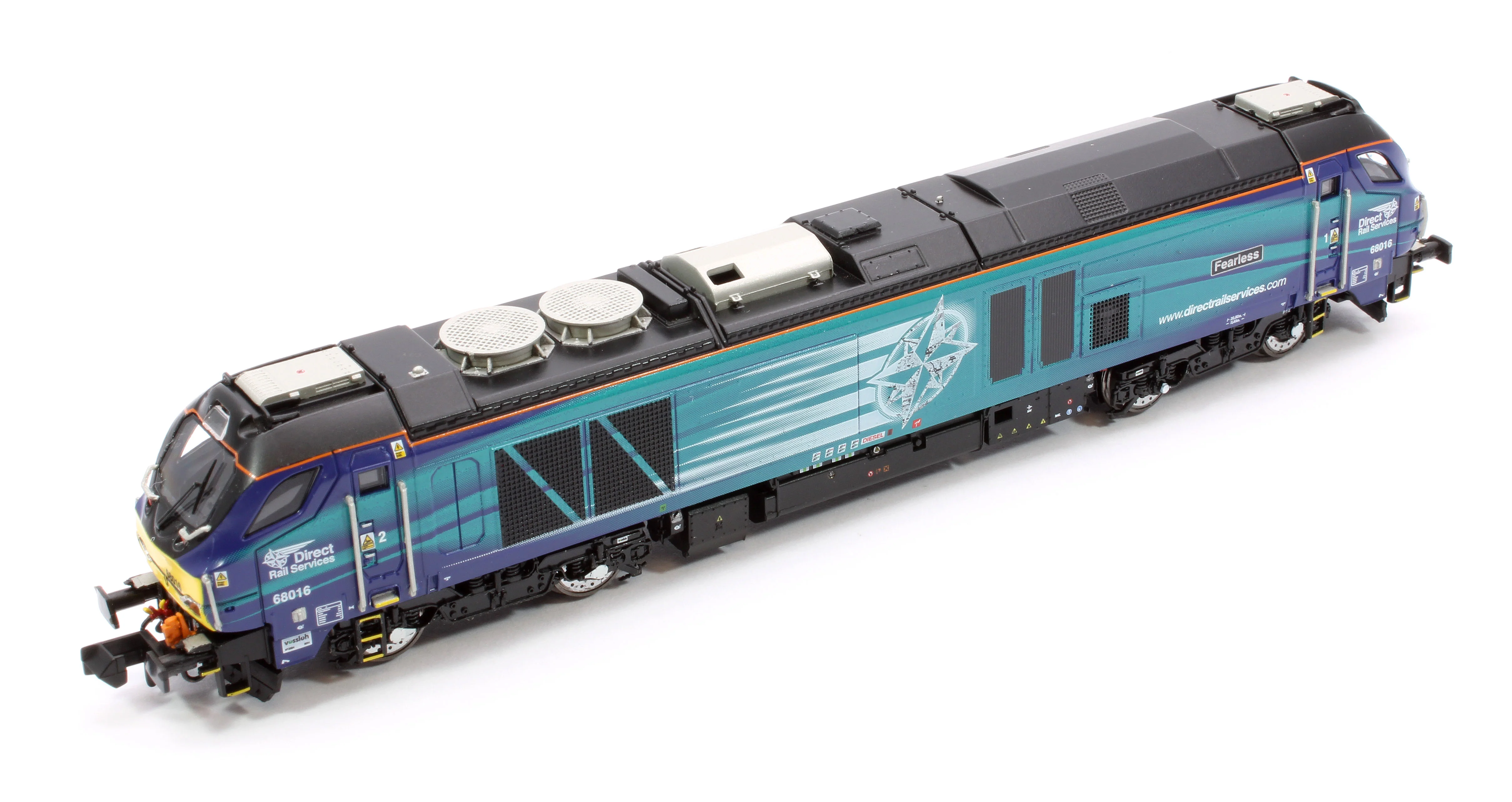 2D-022-012 Class 68 Fearless 68016 DRS Compass Diesel Locomotive - Image 12