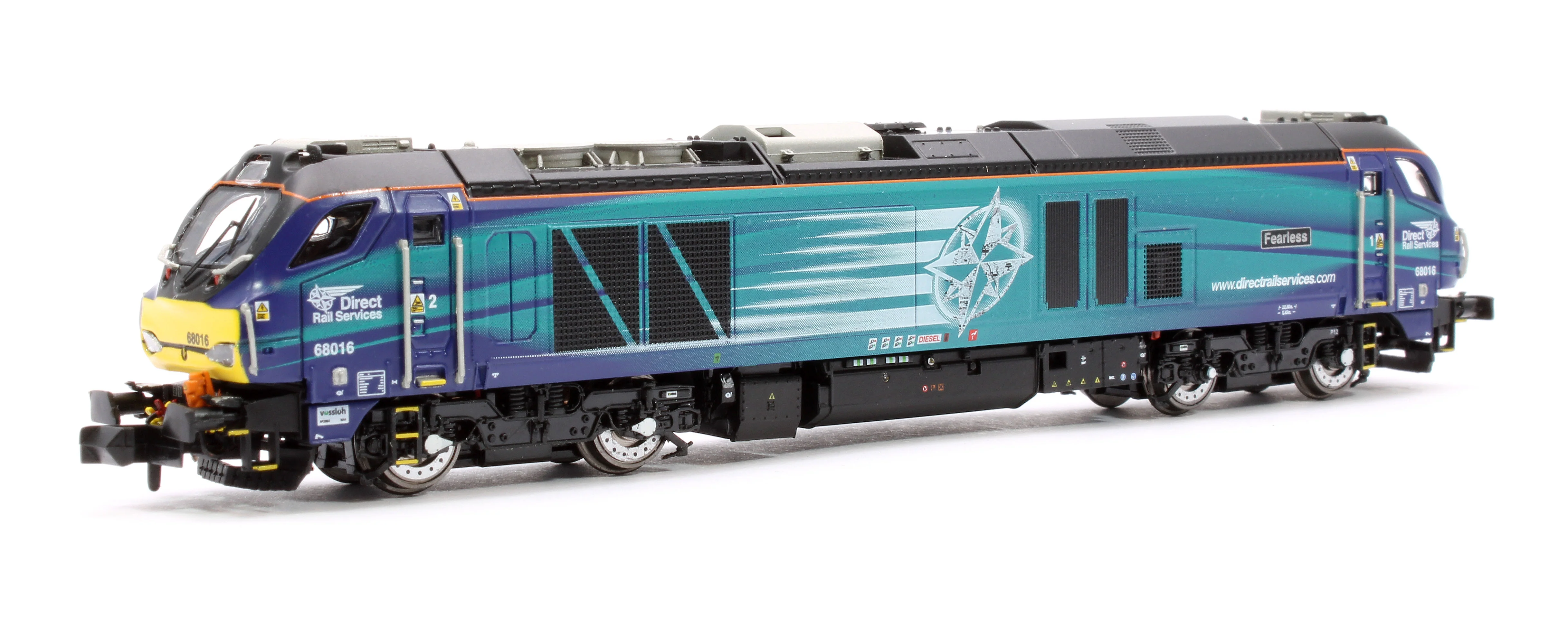 2D-022-012 Class 68 Fearless 68016 DRS Compass Diesel Locomotive - Image 3
