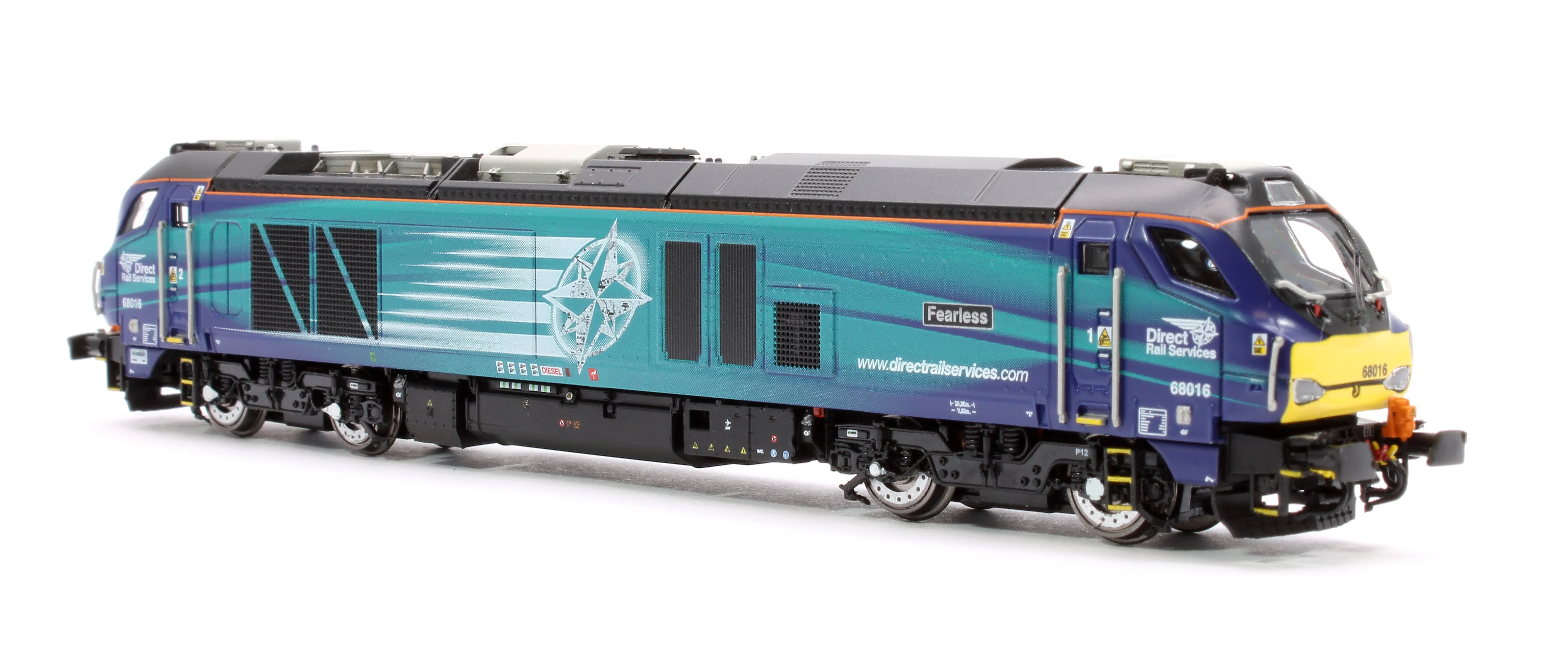 2D-022-012 Class 68 Fearless 68016 DRS Compass Diesel Locomotive - Image 4