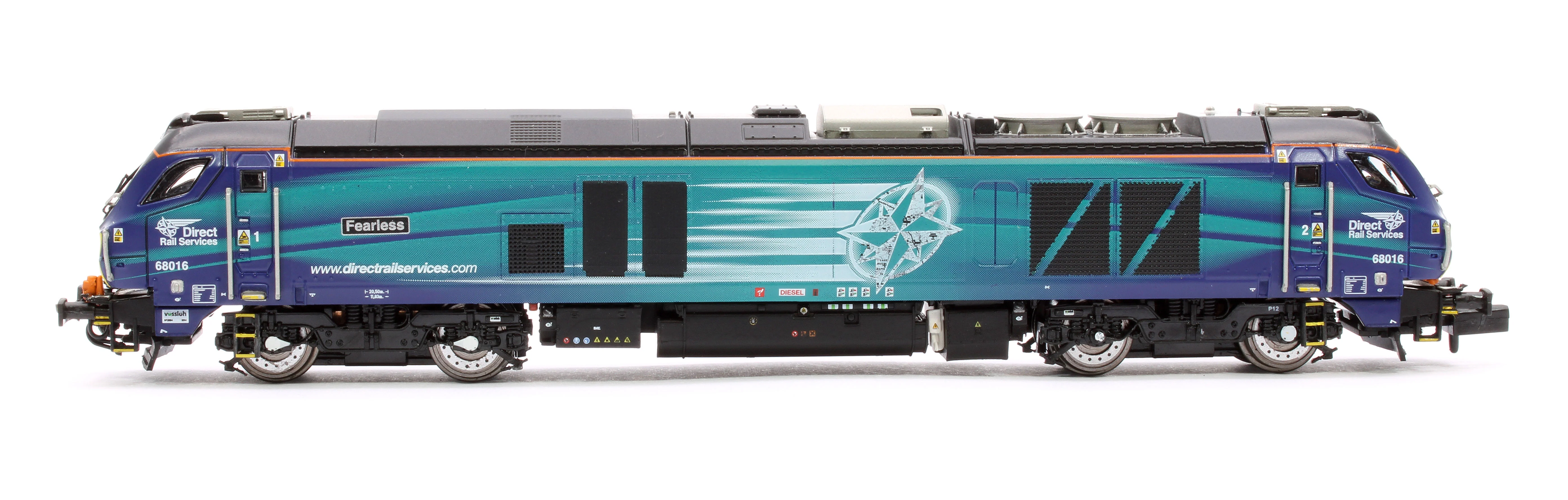 2D-022-012 Class 68 Fearless 68016 DRS Compass Diesel Locomotive - Image 5