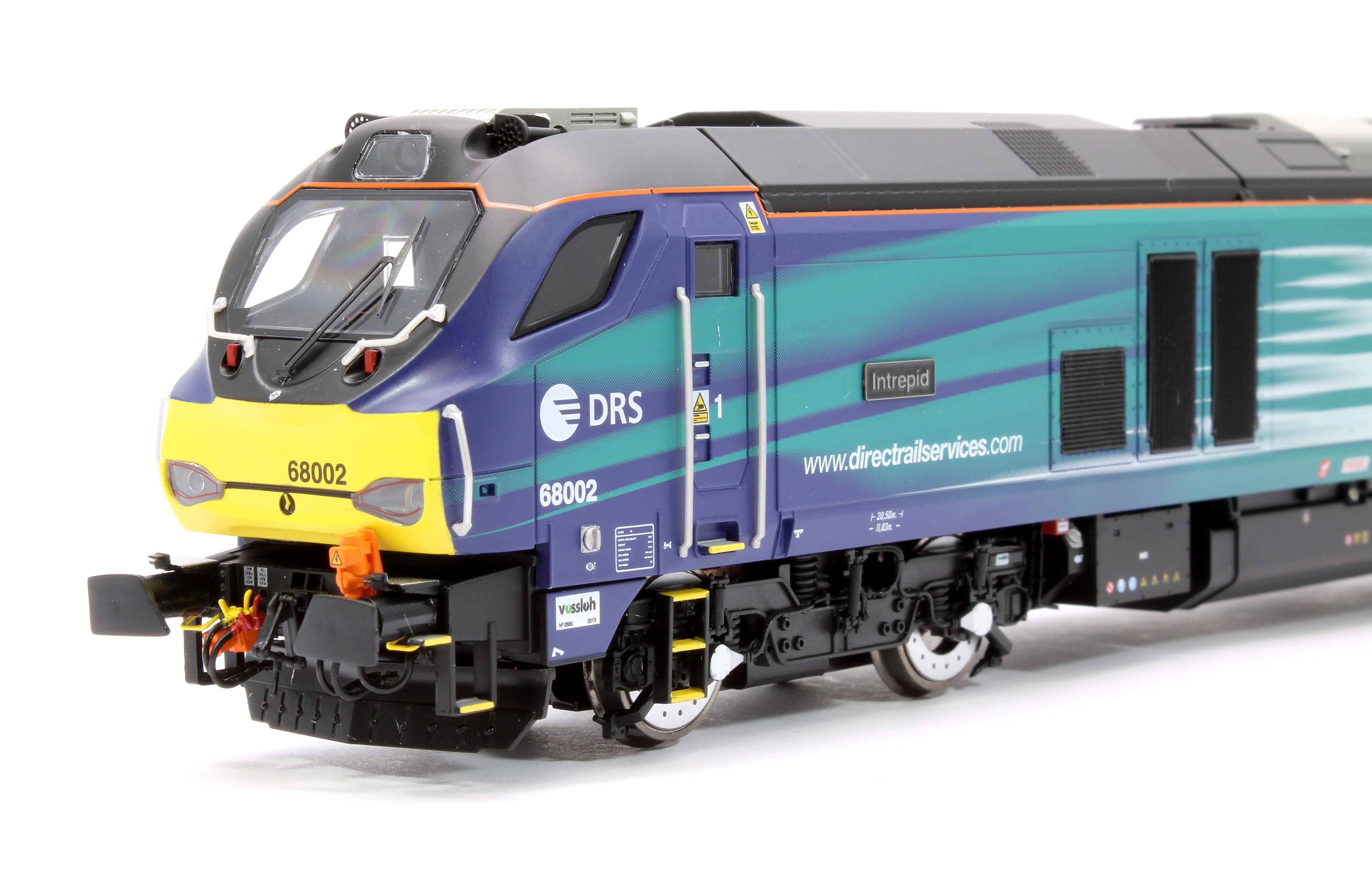 4D-022-027D Class 68 "Intrepid" 68002 Compass New DRS Logo Diesel Locomotive - DCC Fitted - Image 9