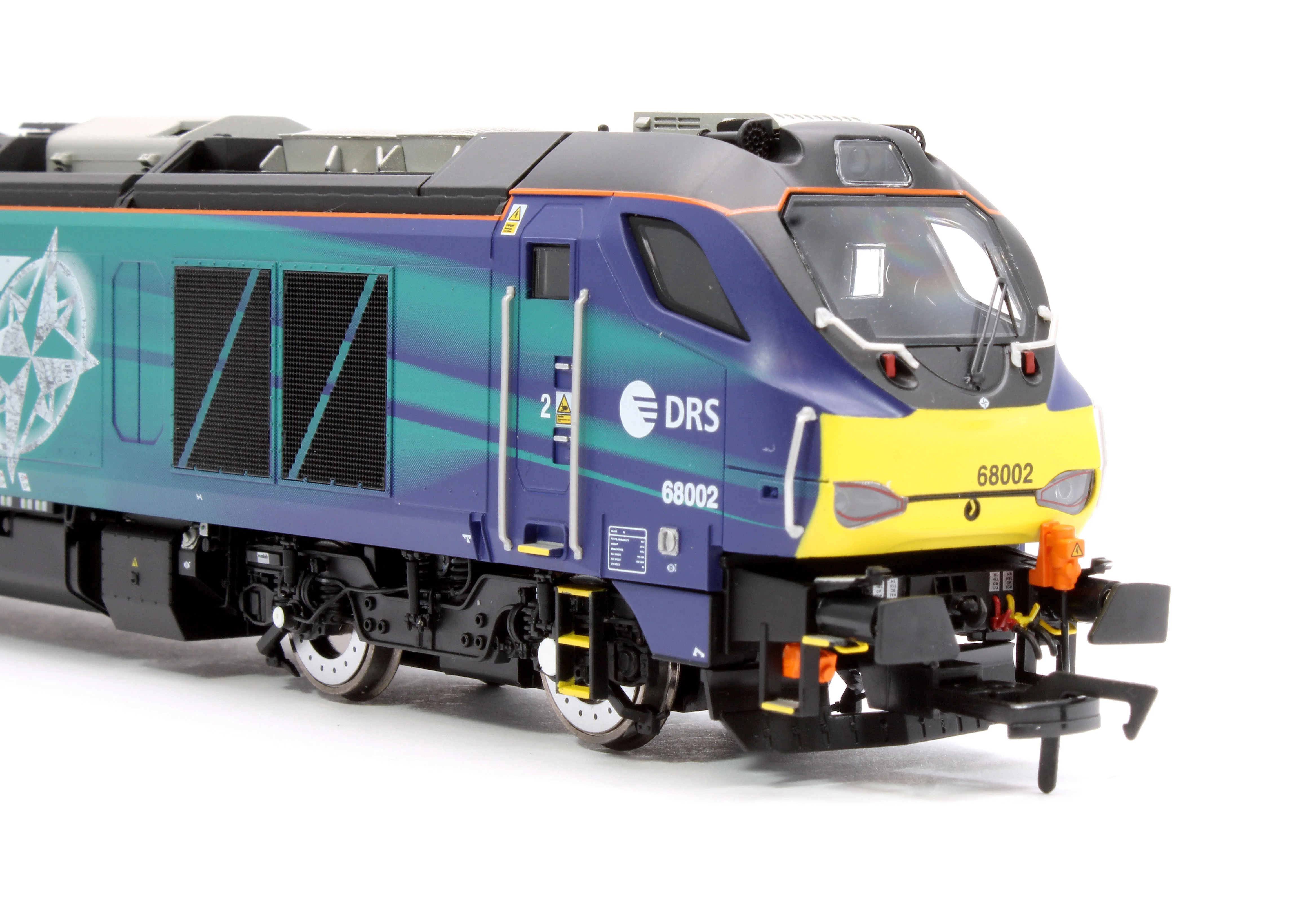 4D-022-027S Class 68 "Intrepid" 68002 Compass New DRS Logo Diesel Locomotive -Sound Fitted - Image 10