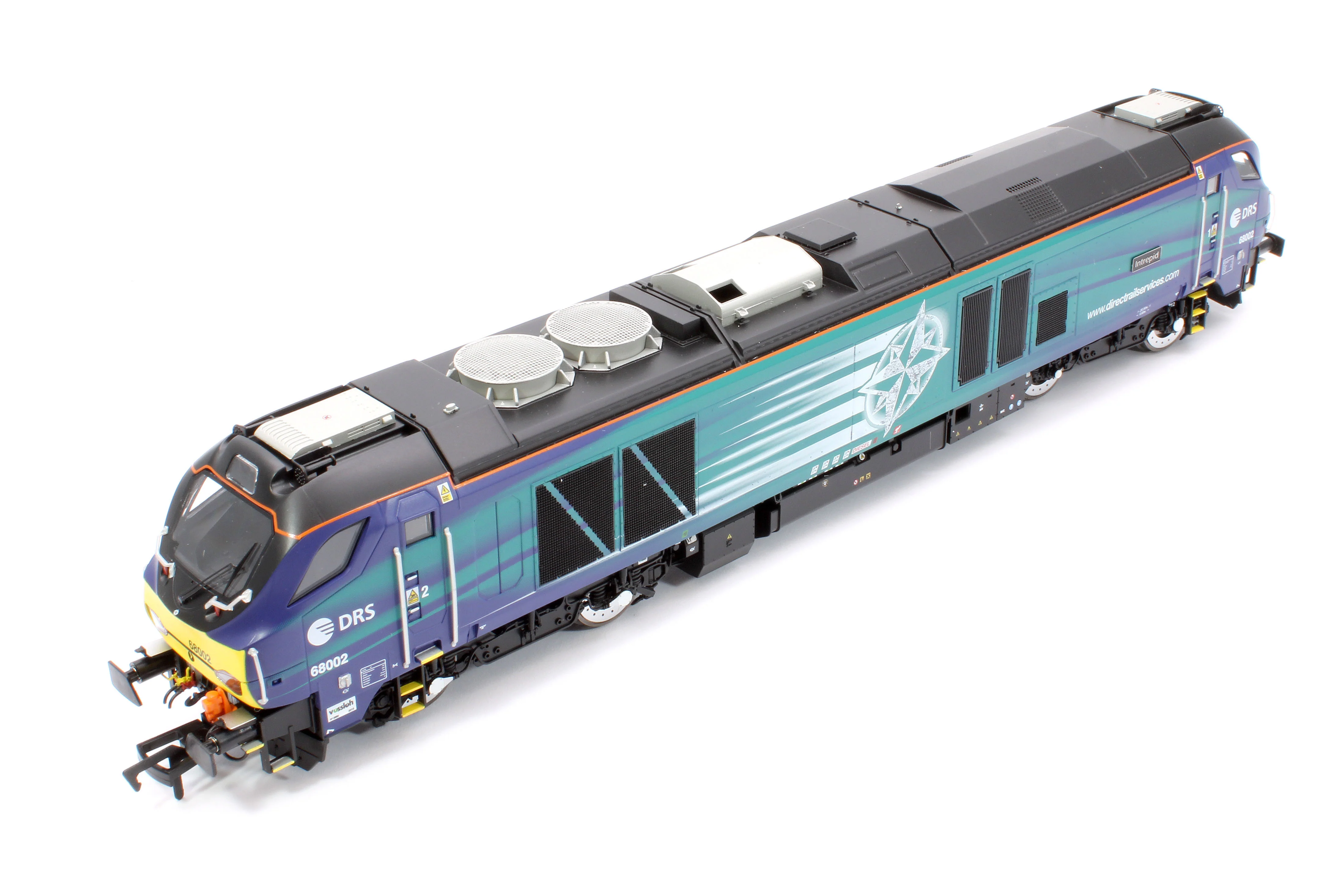 4D-022-027S Class 68 "Intrepid" 68002 Compass New DRS Logo Diesel Locomotive -Sound Fitted - Image 12