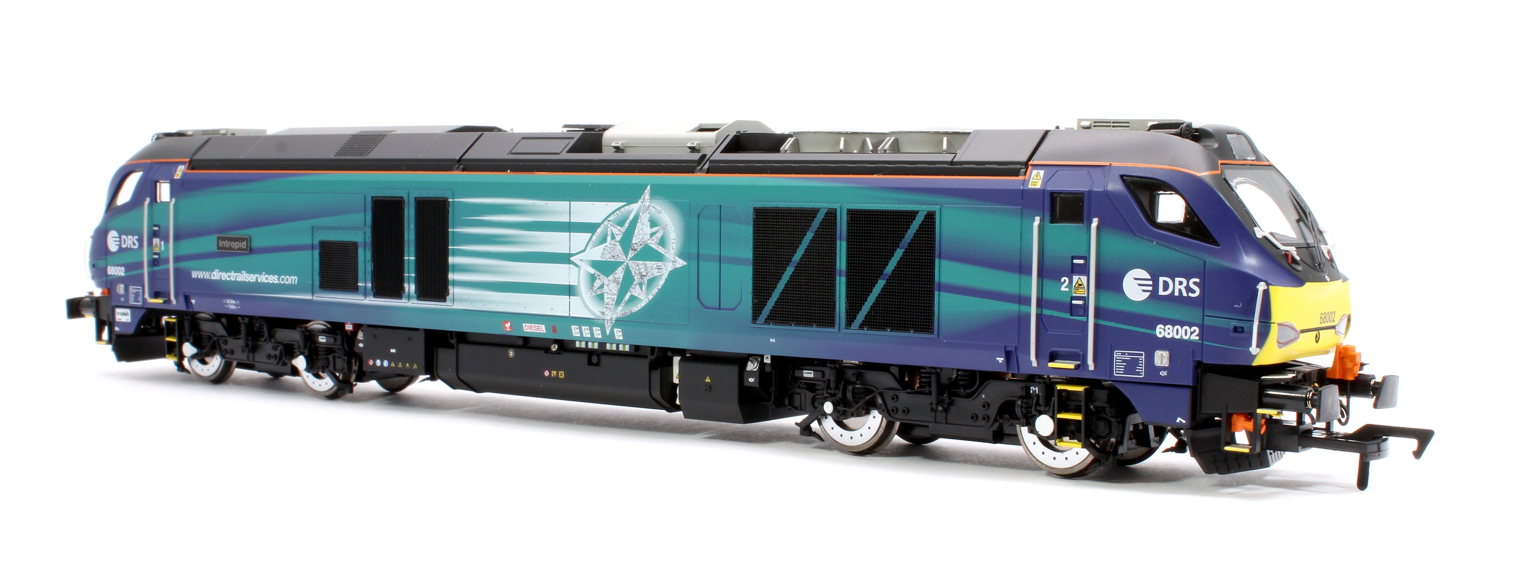 4D-022-027S Class 68 "Intrepid" 68002 Compass New DRS Logo Diesel Locomotive -Sound Fitted - Image 2