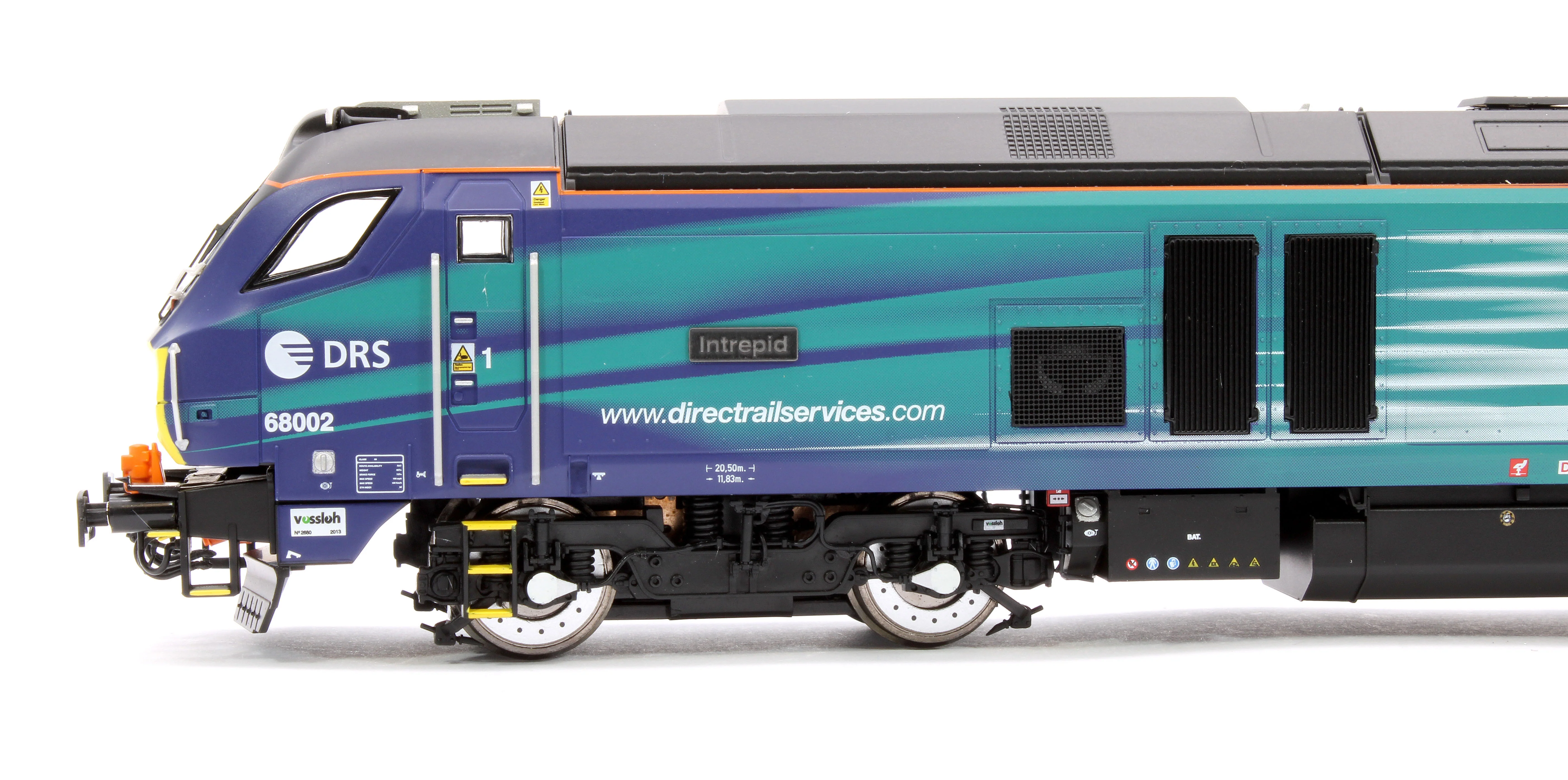 4D-022-027S Class 68 "Intrepid" 68002 Compass New DRS Logo Diesel Locomotive -Sound Fitted - Image 7