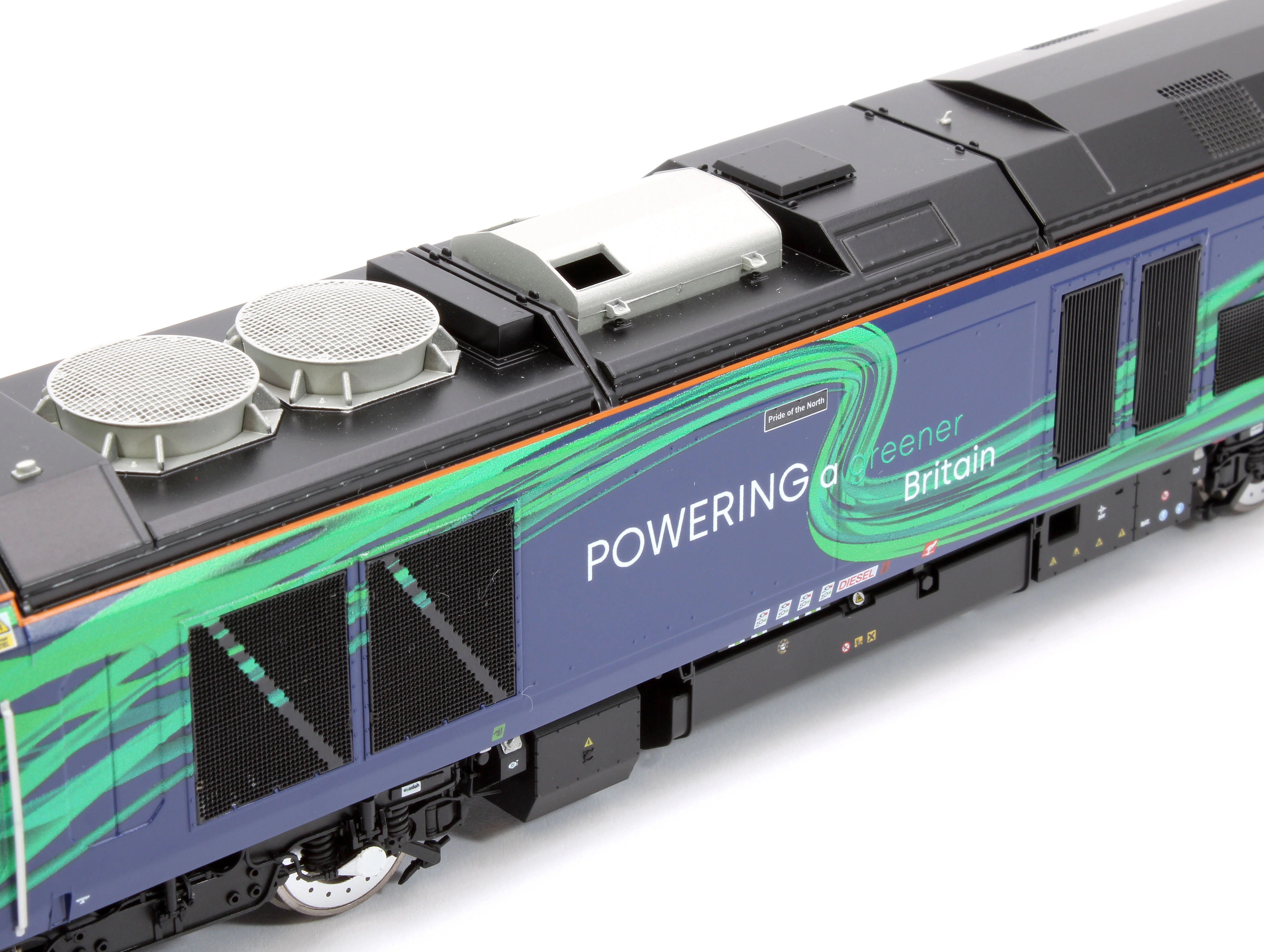 4D-022-023D Class 68 "Pride of the North" 68006 DRS/NTS Green Diesel Locomotive - DCC Fitted - Image 11