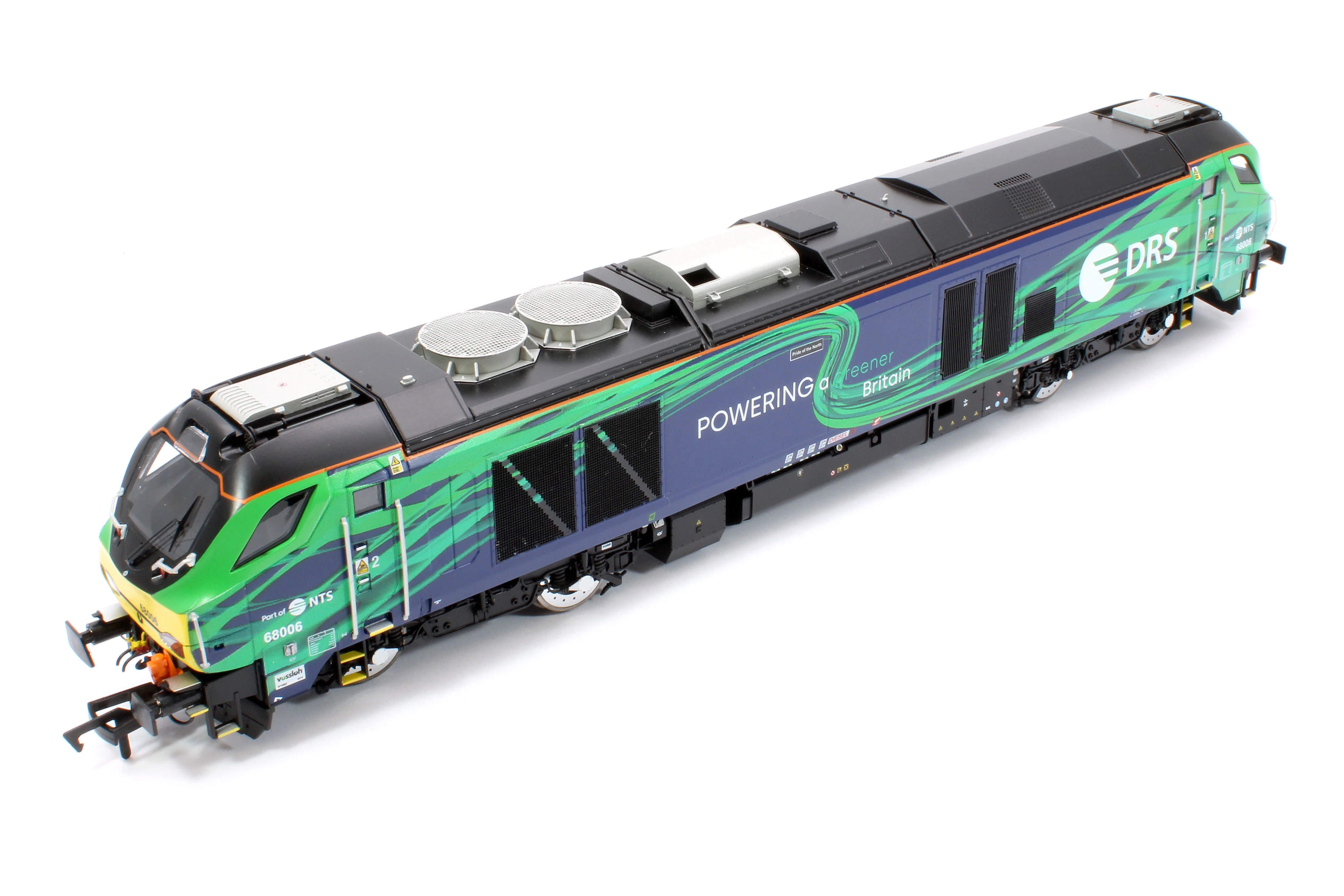 4D-022-023D Class 68 "Pride of the North" 68006 DRS/NTS Green Diesel Locomotive - DCC Fitted - Image 12