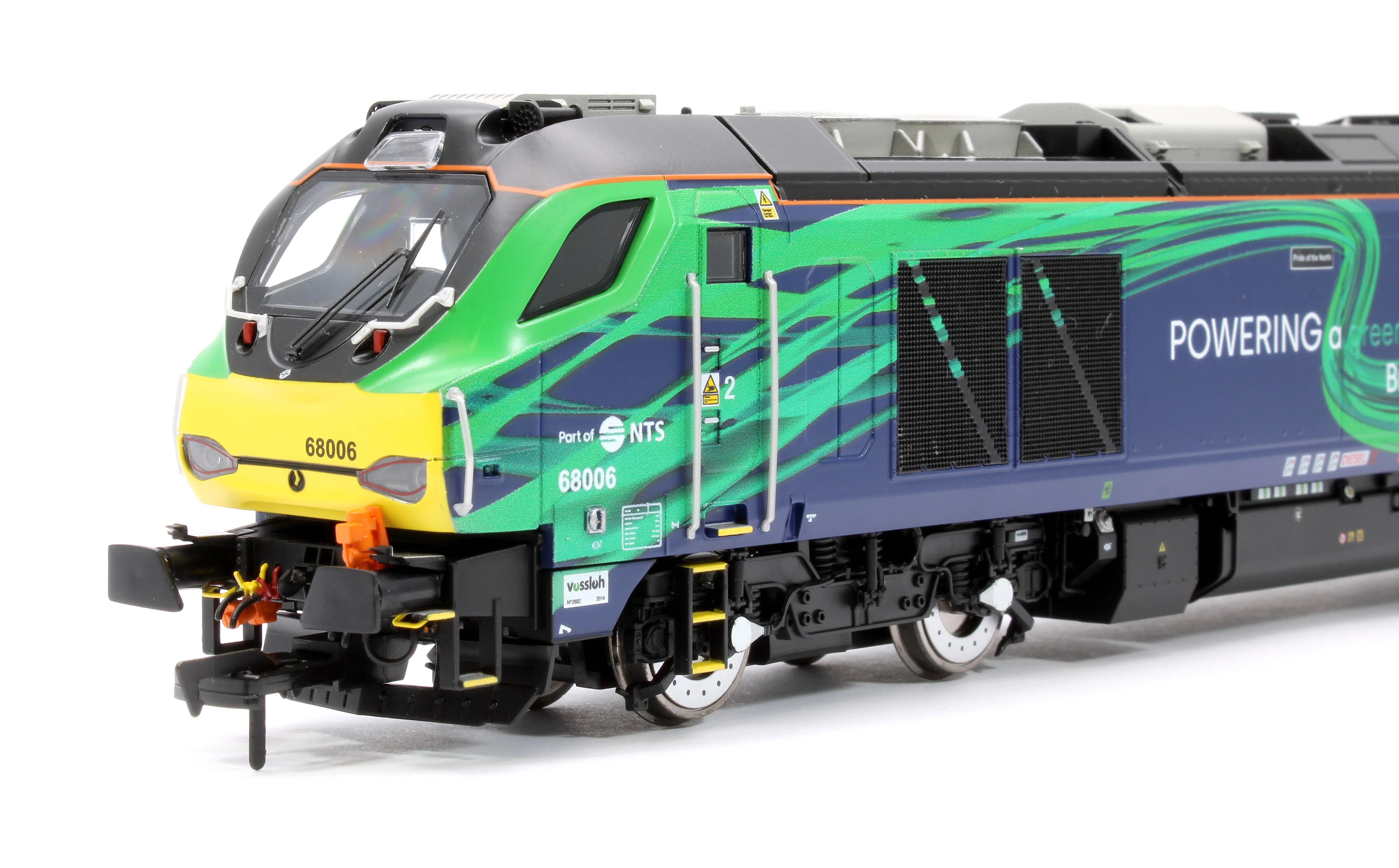 4D-022-023D Class 68 "Pride of the North" 68006 DRS/NTS Green Diesel Locomotive - DCC Fitted - Image 9