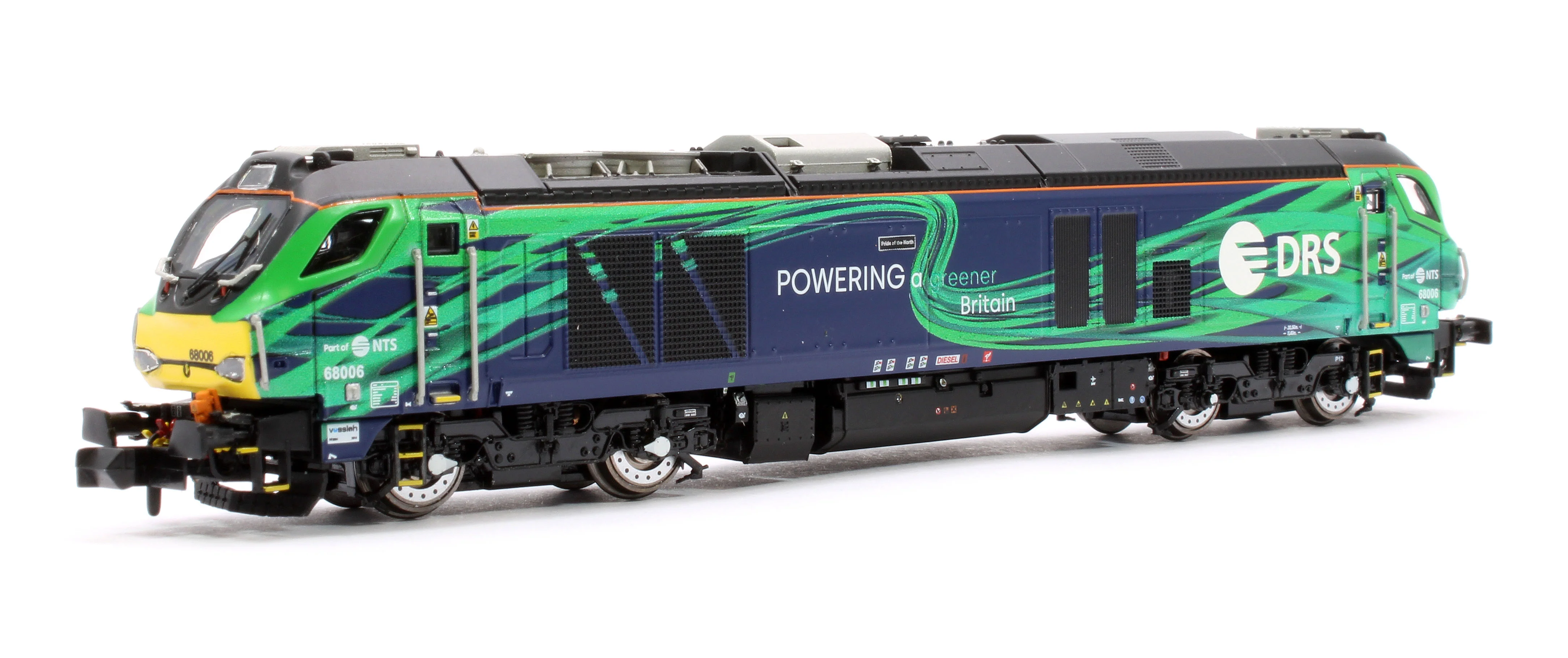 2D-022-016 Class 68 Pride of the North 68006 New DRS/NTS Green Diesel Locomotive - Image 3