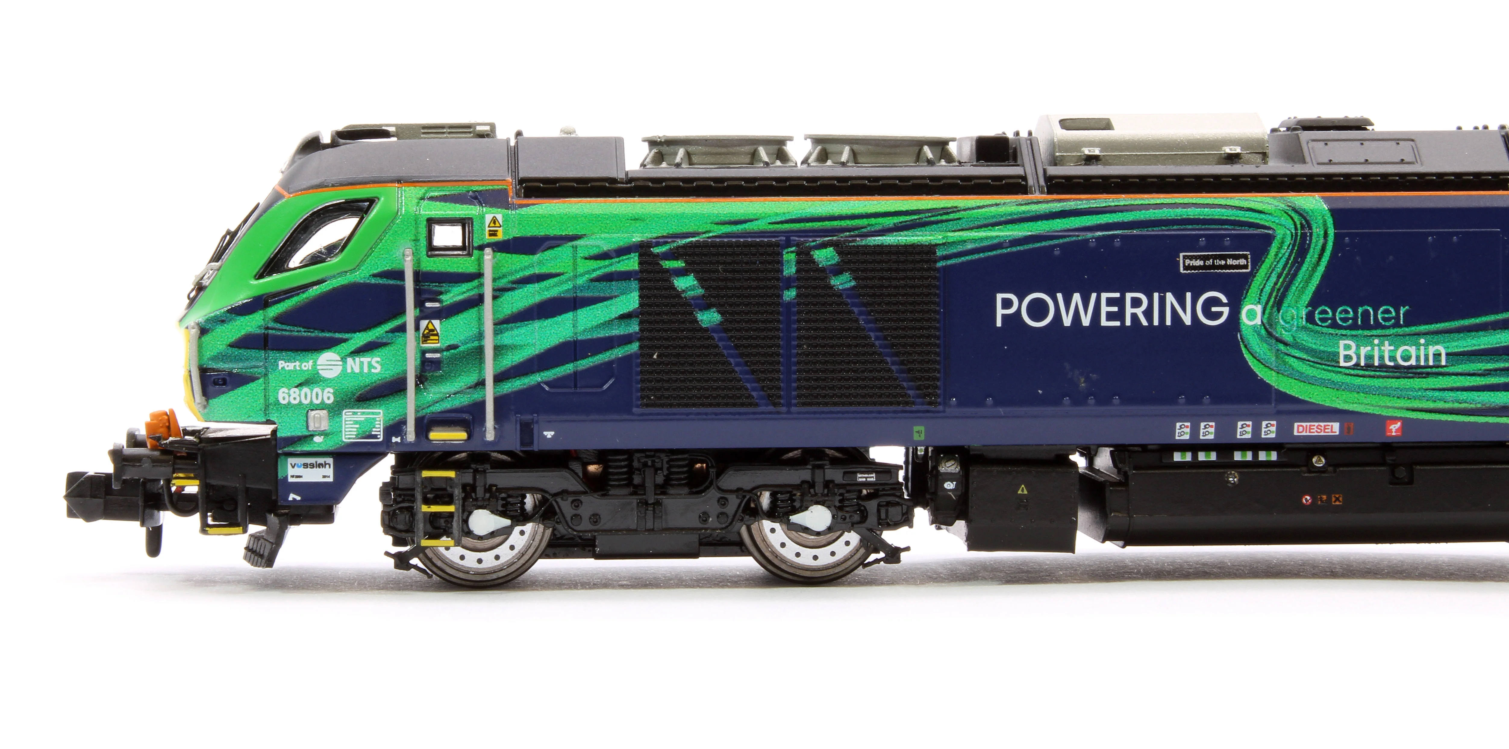 2D-022-016 Class 68 Pride of the North 68006 New DRS/NTS Green Diesel Locomotive - Image 6