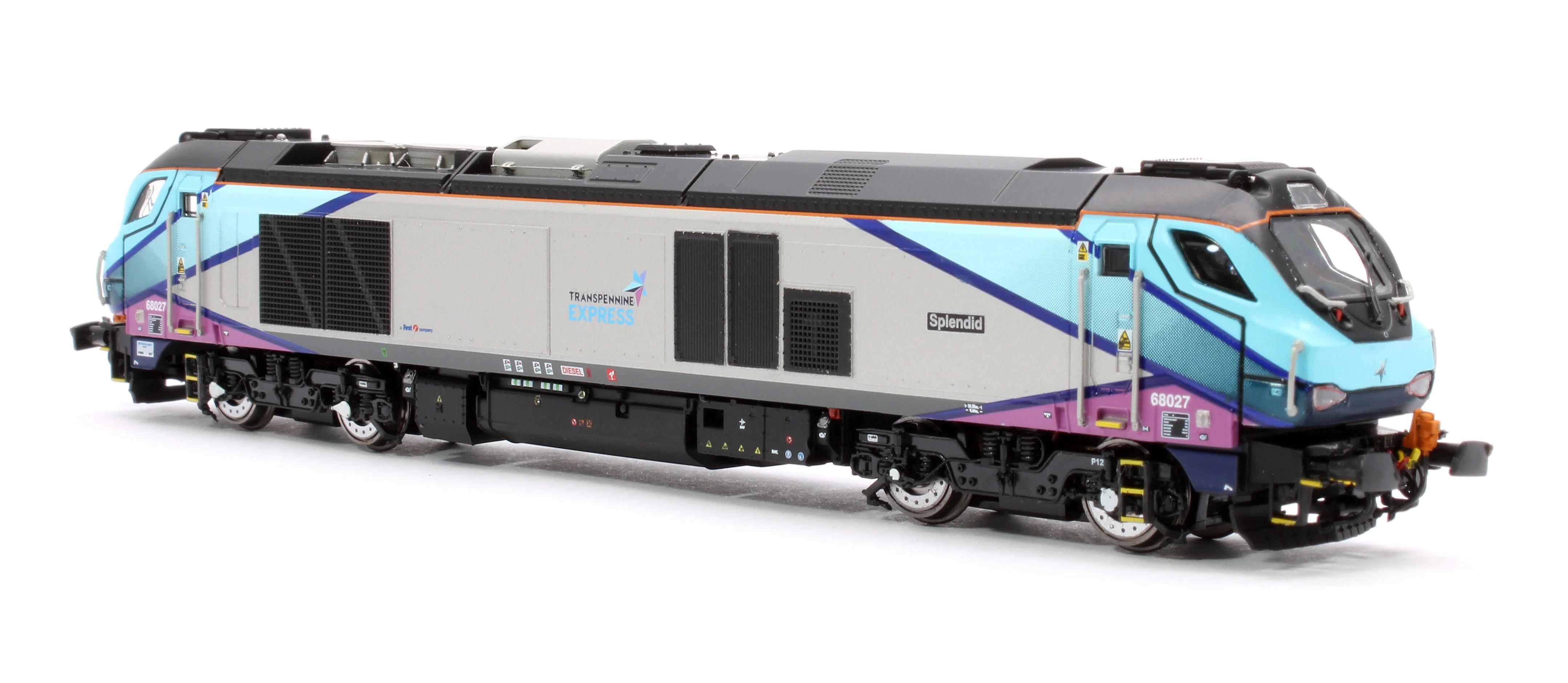 2D-022-014D Class 68 Splendid 68027 Transpennine Express Diesel Locomotive - DCC Fitted - Image 4