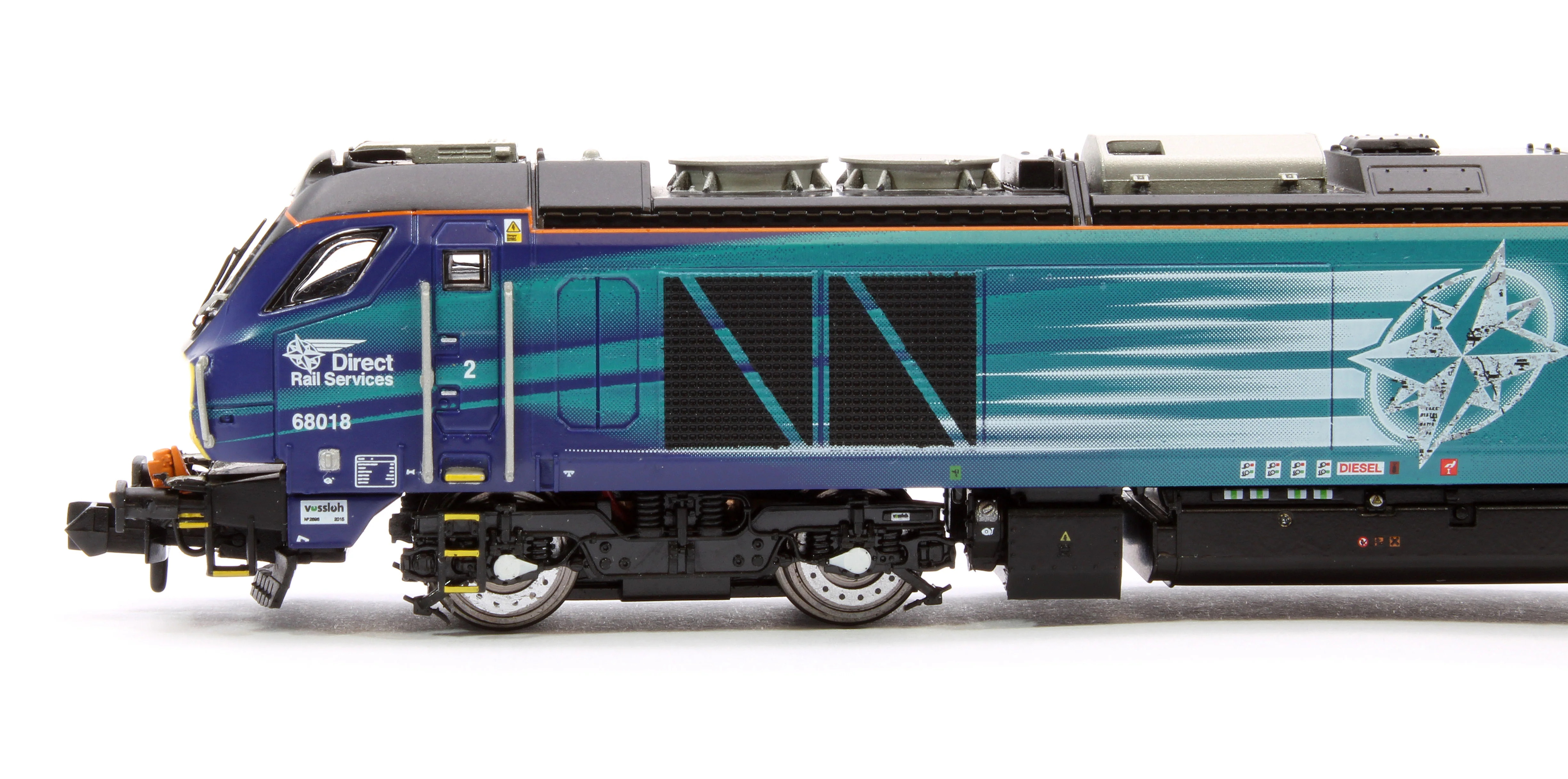 2D-022-013 Class 68 Vigilant 68018 DRS Compass Diesel Locomotive - Image 6