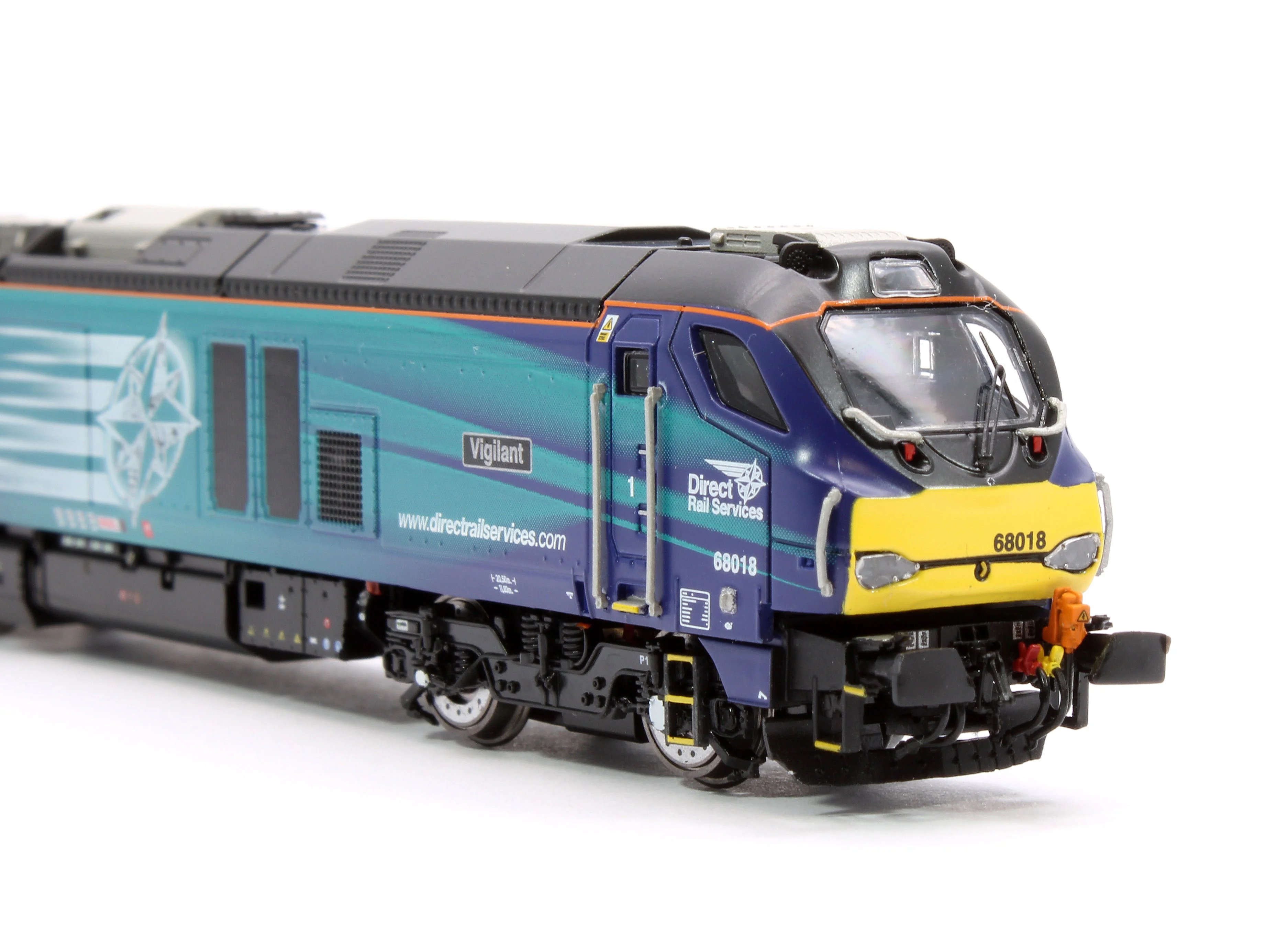 2D-022-013 Class 68 Vigilant 68018 DRS Compass Diesel Locomotive - Image 9