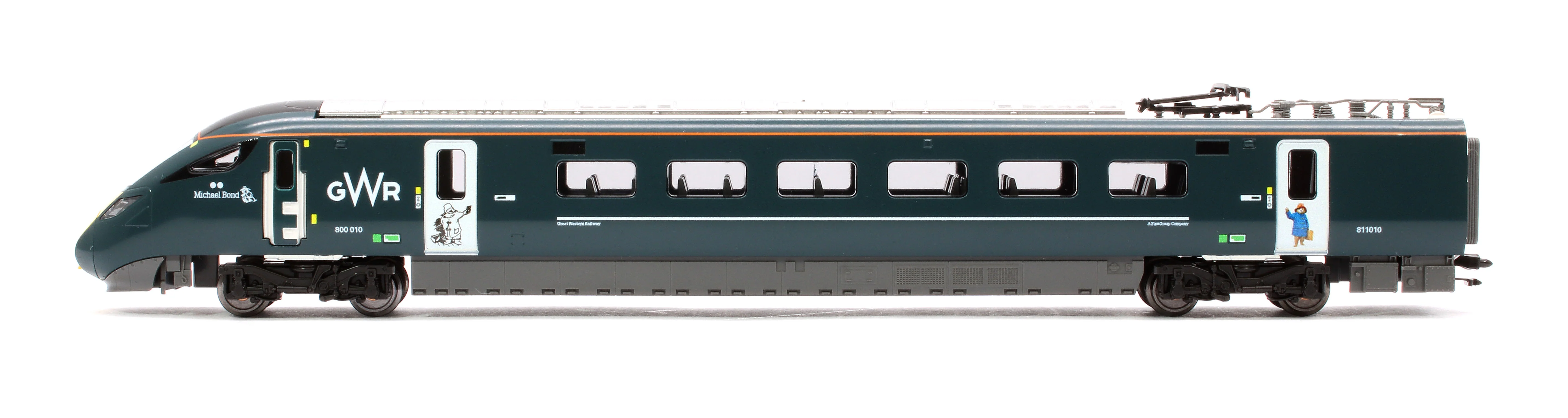 10-1673D Class 800/0 GWR IET 800 010 "Paddington Bear" 5 Car EMU - DCC Fitted - Image 4