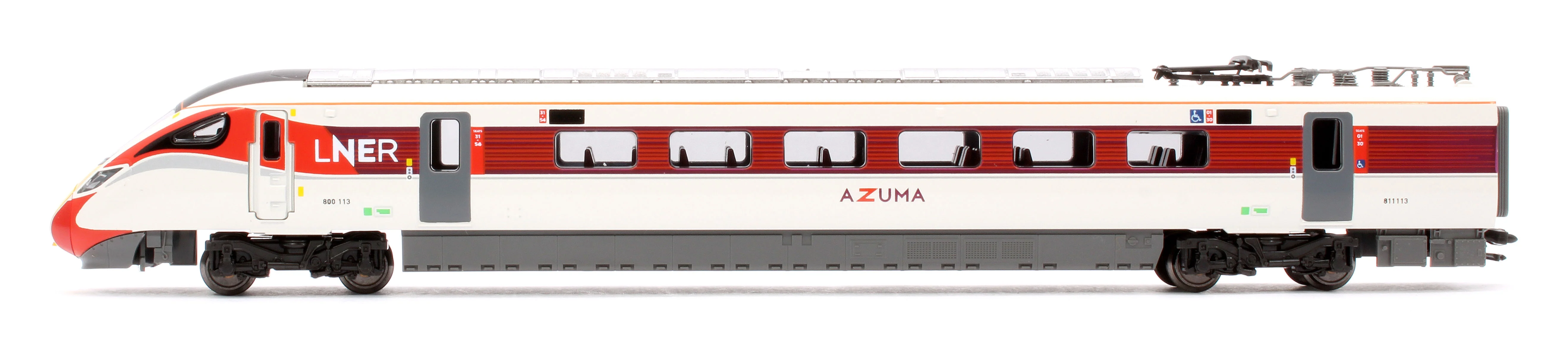 10-1675S Class 800 113 LNER Azuma 9 Car Train Pack - Sound Fitted - Image 3