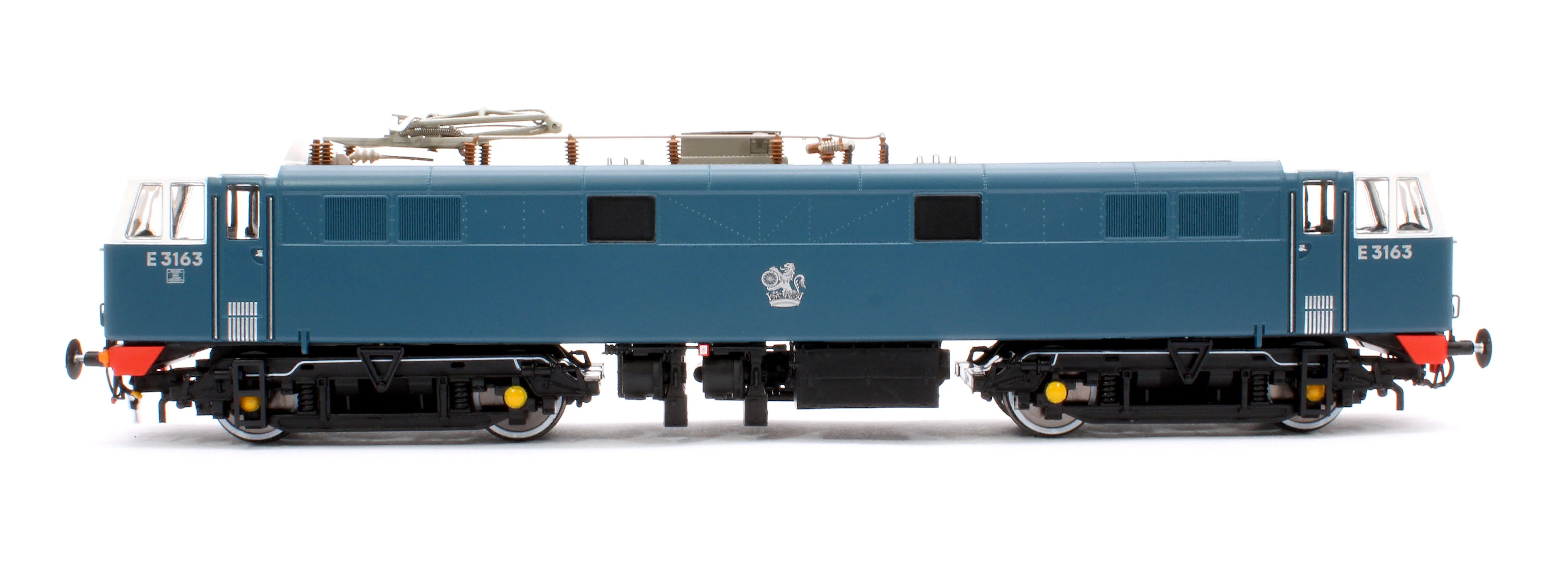 8657 Class 86 BR Blue AL6 E3163 with Red Bufferbeam As Built (Faiveley Pantograph) (V2) Electric Locomotive - Image 2
