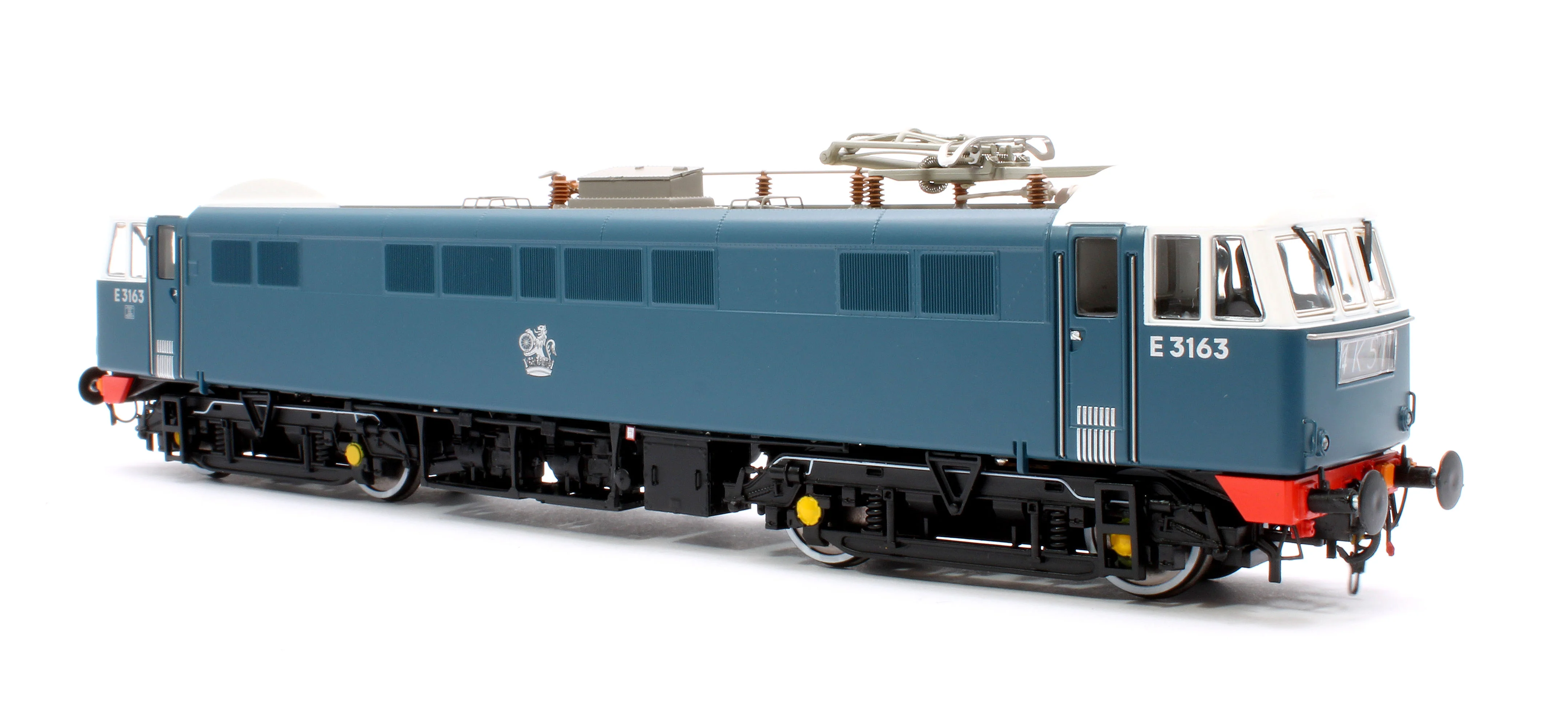 8657 Class 86 BR Blue AL6 E3163 with Red Bufferbeam As Built (Faiveley Pantograph) (V2) Electric Locomotive - Image 5