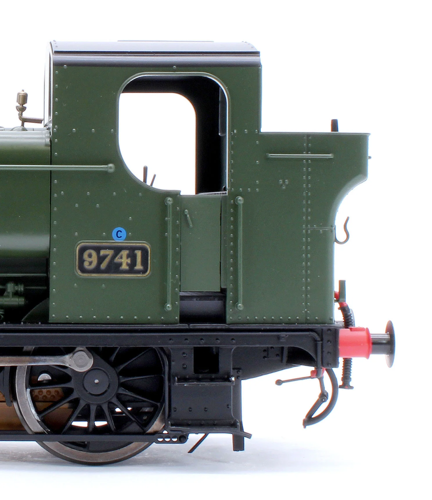 7S-007-020S Class 87xx Pannier 'British Railways' GWR Green 9741 - Steam Tank Locomotive - Sound Fitted - Image 8
