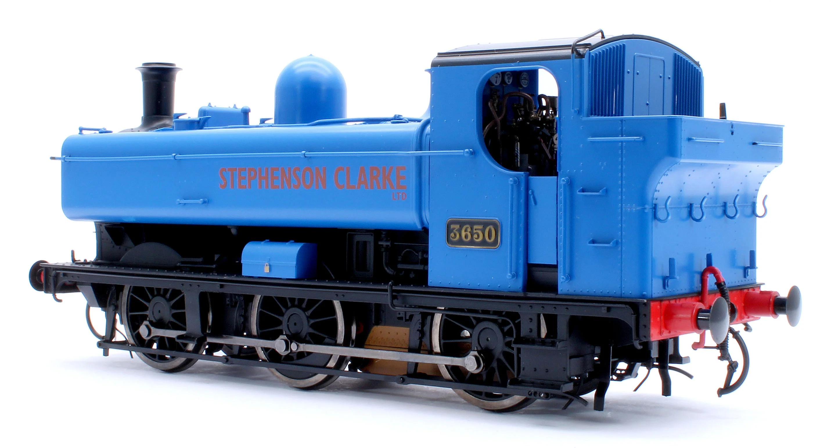 7S-007-017S Class 87xx Pannier Stephenson Clarke Blue 3650 - Steam Tank Locomotive - Sound Fitted - Image 3