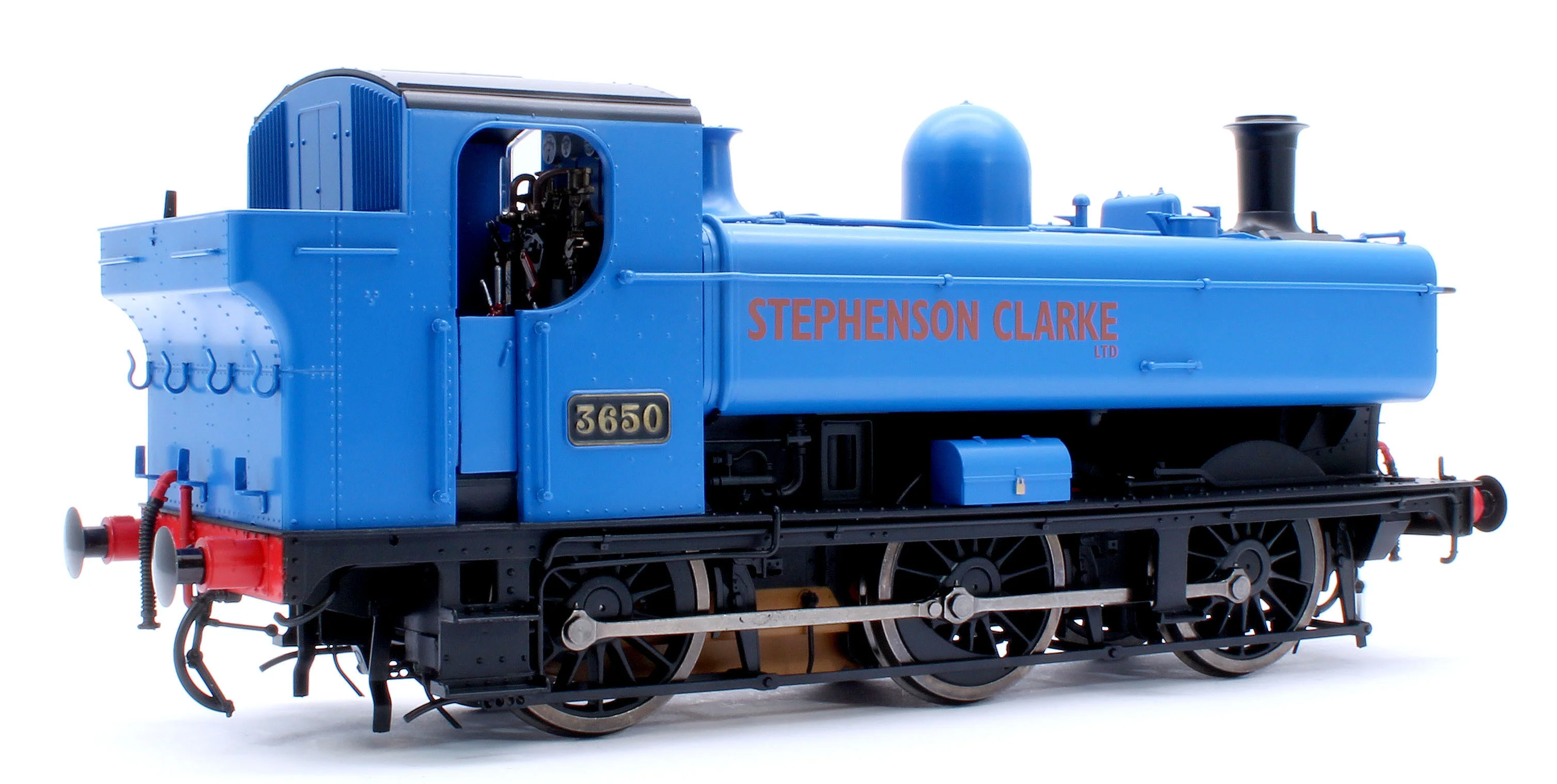 7S-007-017S Class 87xx Pannier Stephenson Clarke Blue 3650 - Steam Tank Locomotive - Sound Fitted - Image 4