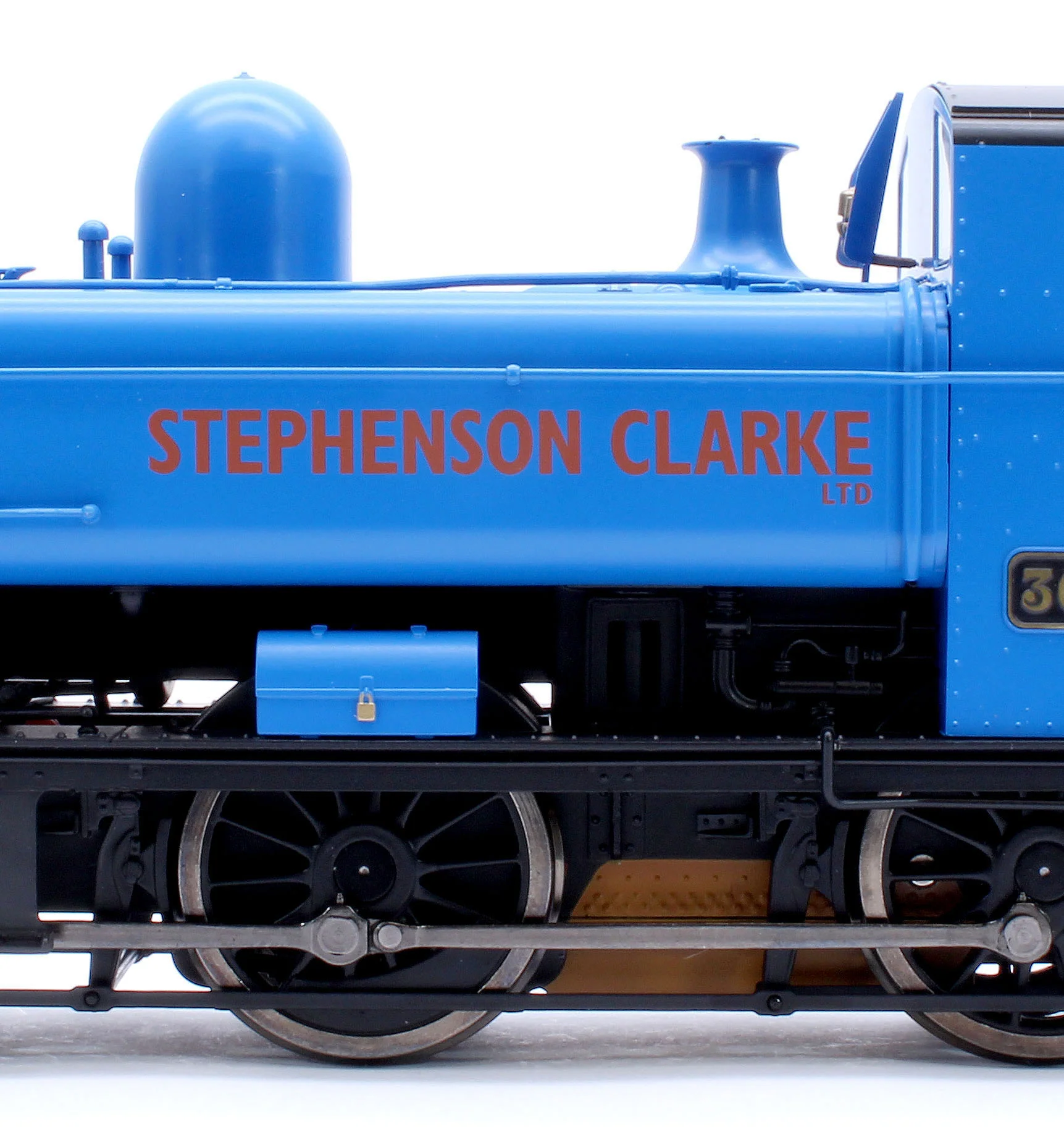 7S-007-017S Class 87xx Pannier Stephenson Clarke Blue 3650 - Steam Tank Locomotive - Sound Fitted - Image 8