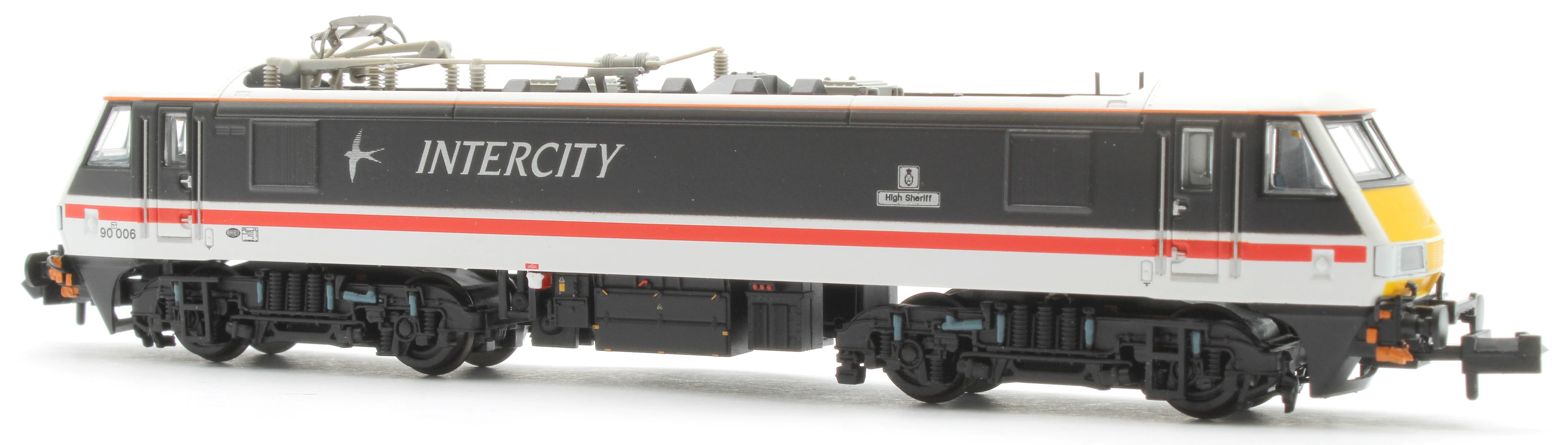371-780ASF Class 90/0 90006 'High Sheriff' BR InterCity (Swallow) Electric Locomotive - DCC Sound - Image 4