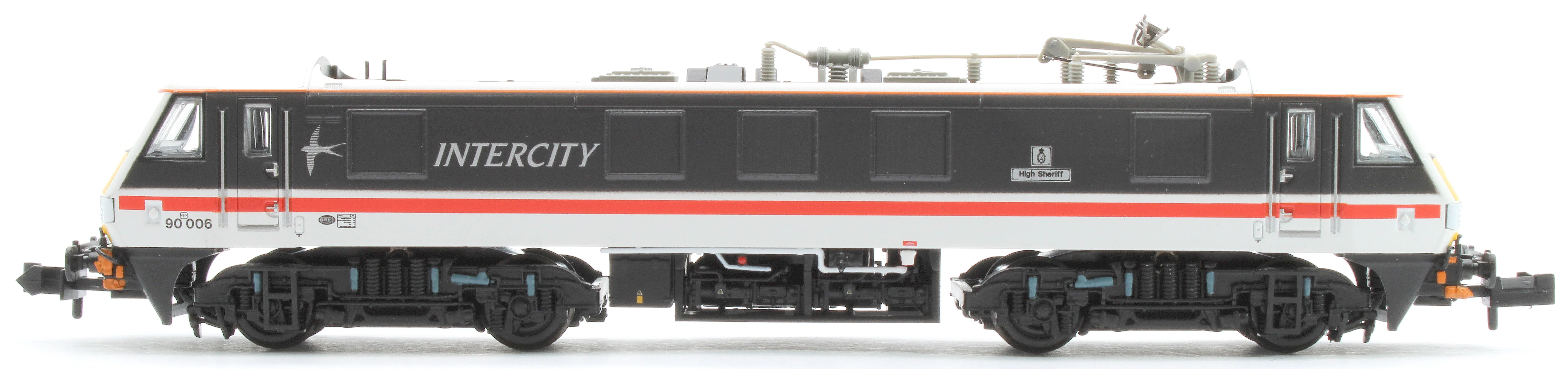 371-780ASF Class 90/0 90006 'High Sheriff' BR InterCity (Swallow) Electric Locomotive - DCC Sound - Image 5