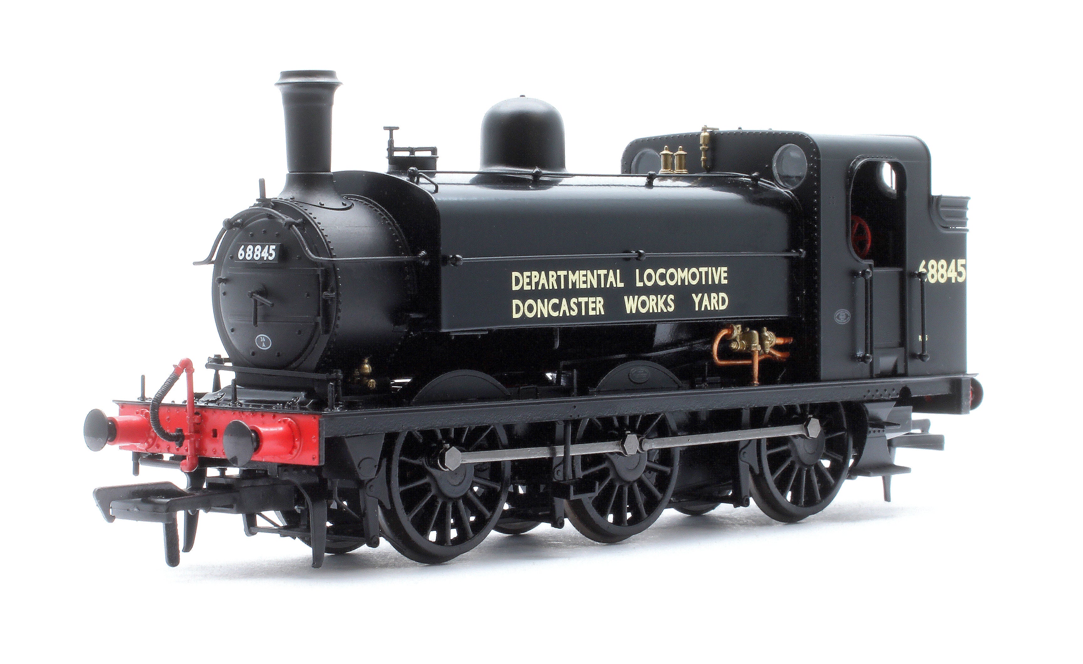 958013 Class J52/2 Doncaster Works Yard Black 0-6-0 Steam Tank Locomotive No.68845