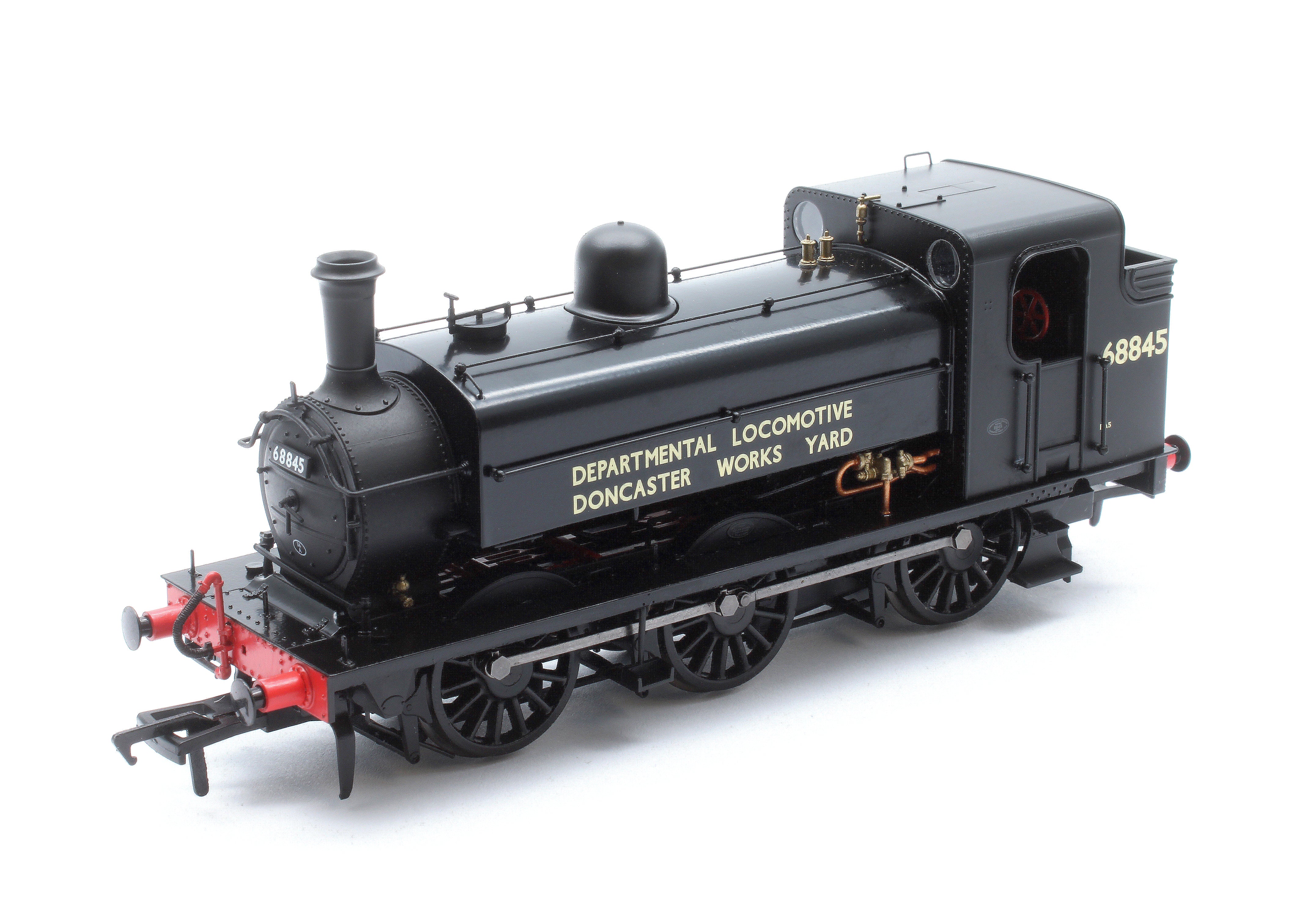 958513 Class J52/2 Doncaster Works Yard Black 0-6-0 Steam Tank Locomotive No.68845 - DCC Sound - Image 10