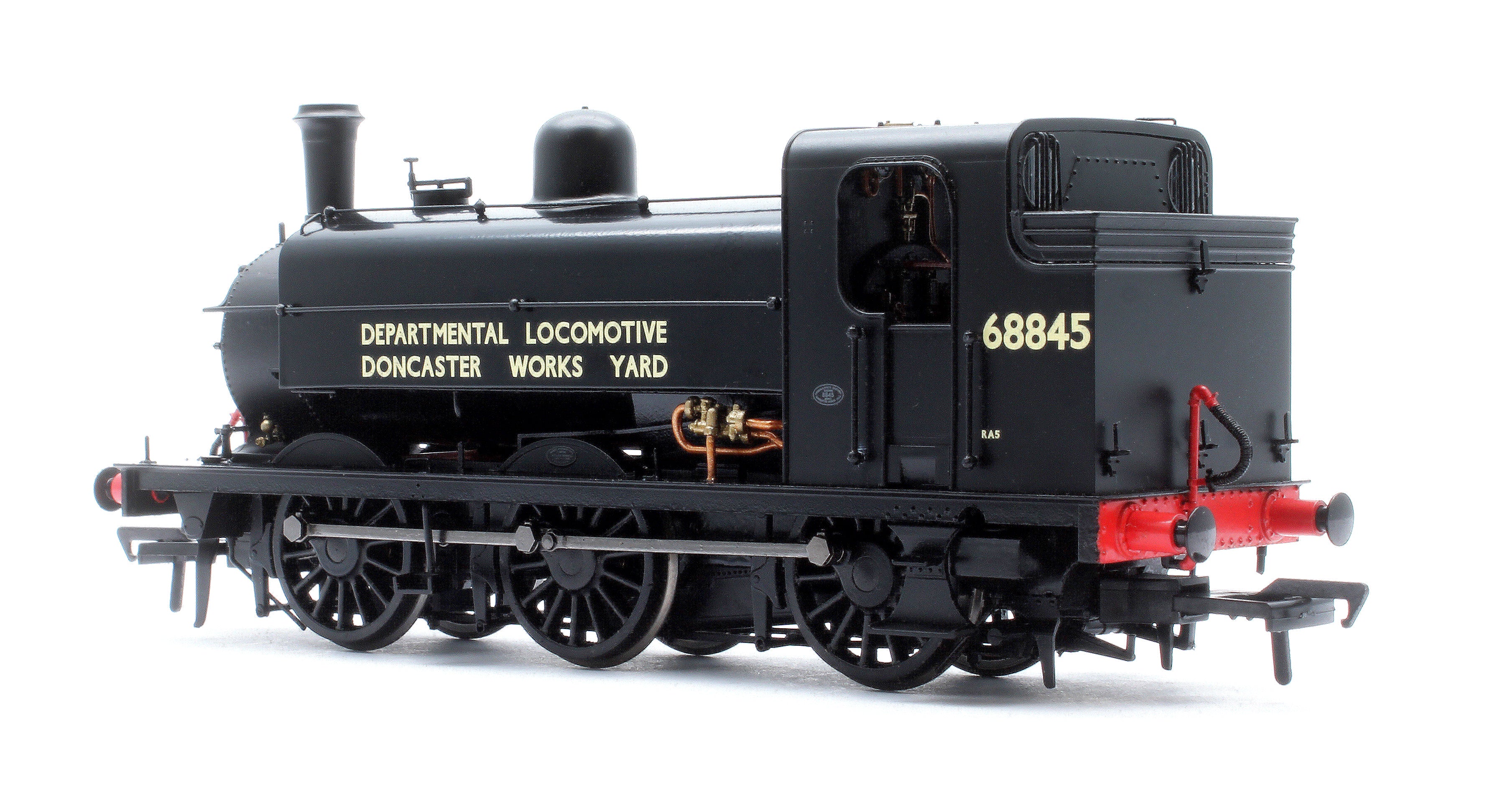 958513 Class J52/2 Doncaster Works Yard Black 0-6-0 Steam Tank Locomotive No.68845 - DCC Sound - Image 2
