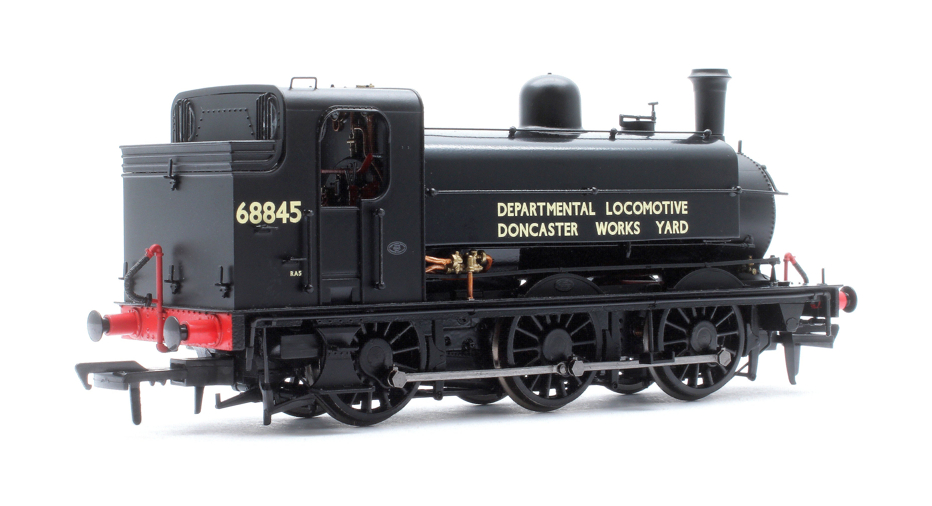 958513 Class J52/2 Doncaster Works Yard Black 0-6-0 Steam Tank Locomotive No.68845 - DCC Sound - Image 3
