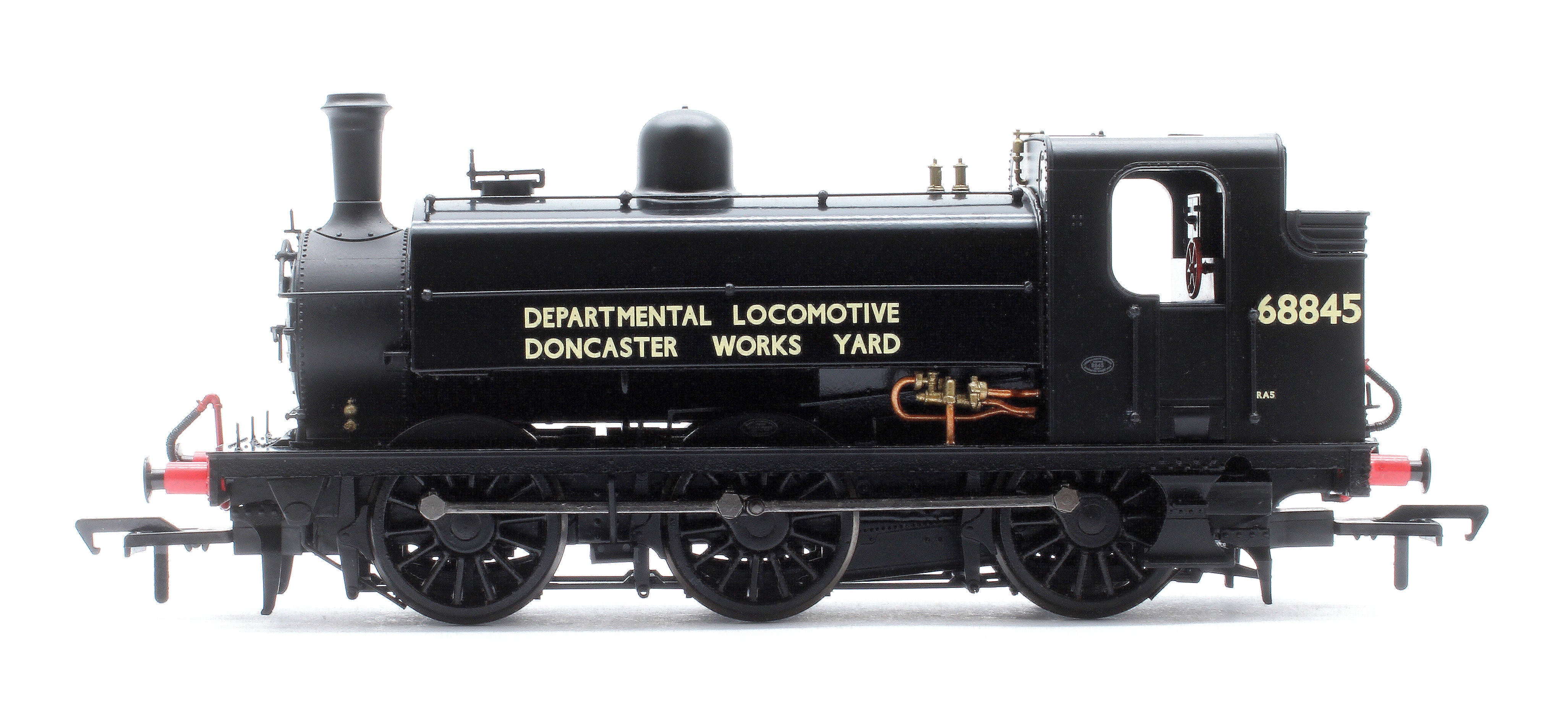 958513 Class J52/2 Doncaster Works Yard Black 0-6-0 Steam Tank Locomotive No.68845 - DCC Sound - Image 5