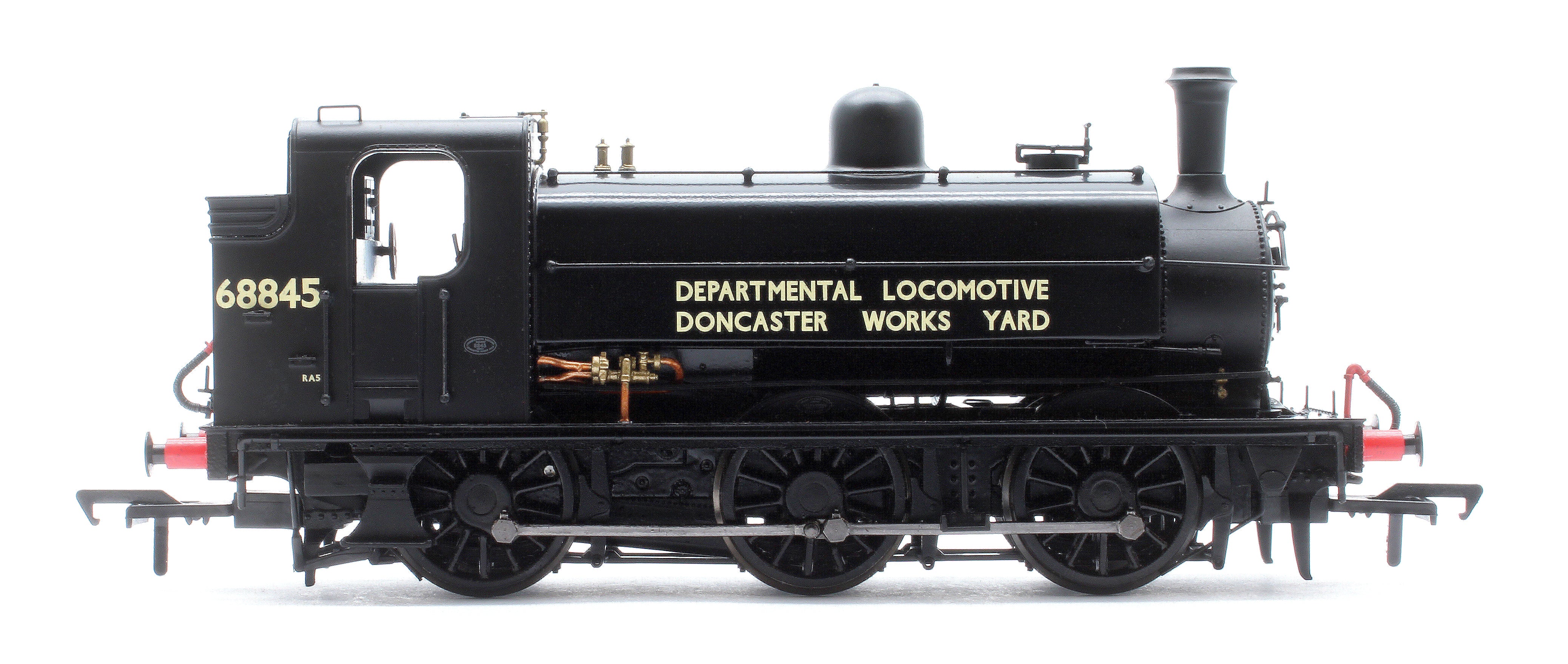 958513 Class J52/2 Doncaster Works Yard Black 0-6-0 Steam Tank Locomotive No.68845 - DCC Sound - Image 6