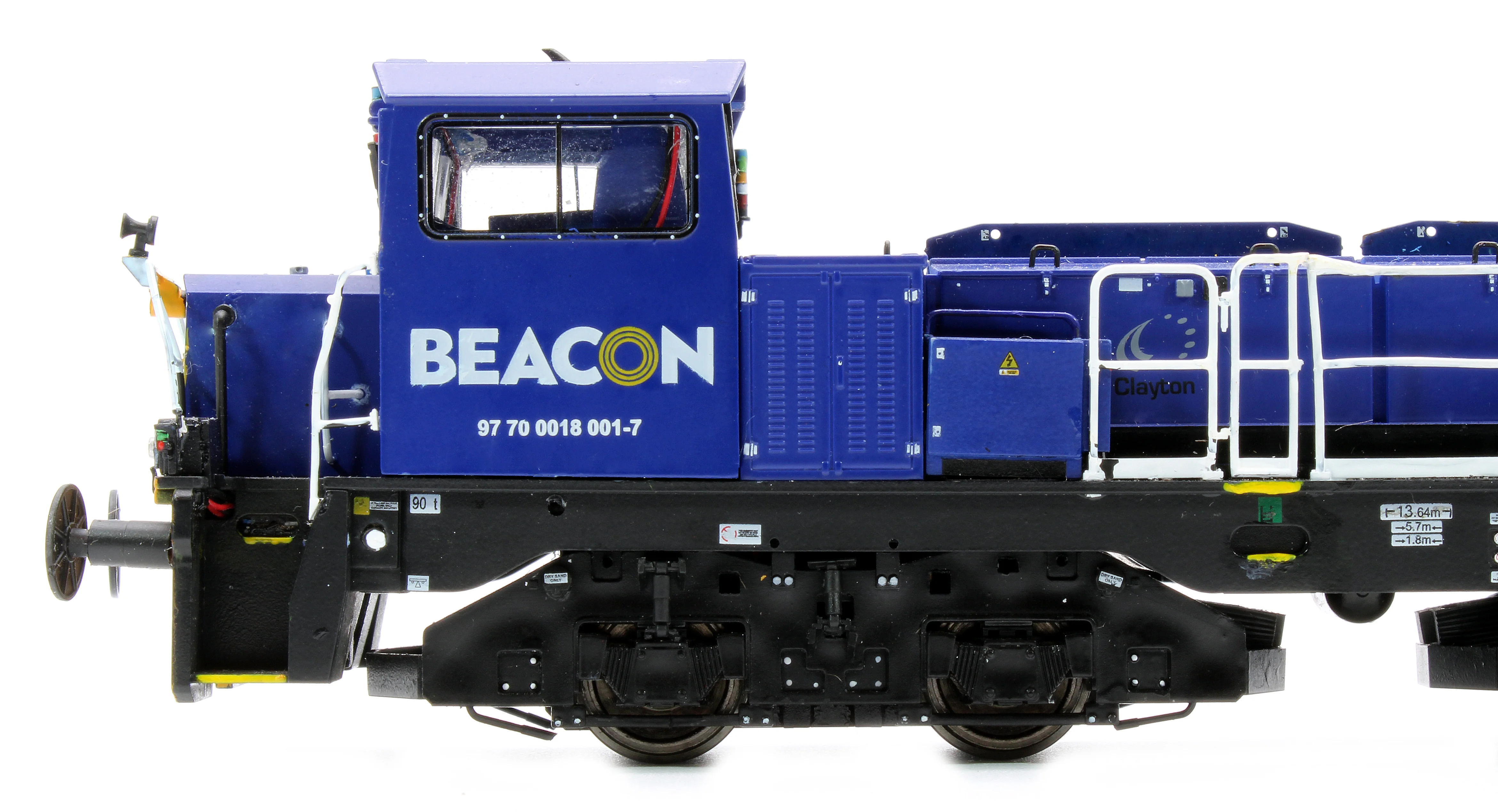 RT-CL18-BE-006 Clayton Class 18 (18006-15) / CBD90 Beacon Rail Hybrid Battery Diesel Locomotive (BMAC Light Cluster) - Image 10