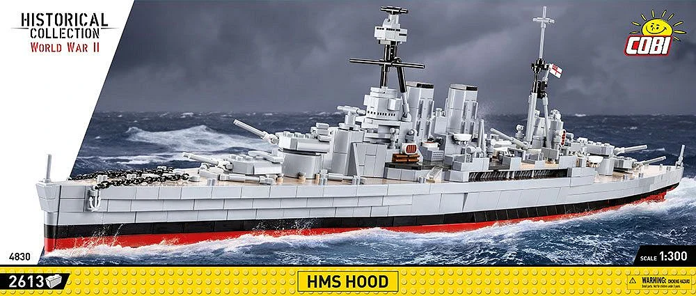 COB4830 HMS Hood WWII (2613 pcs) Model Kit - Image 2