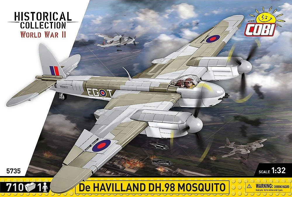 COB5735 De Havilland DH-98 Mosquito WWII (695 pcs) Model Kit - Image 4