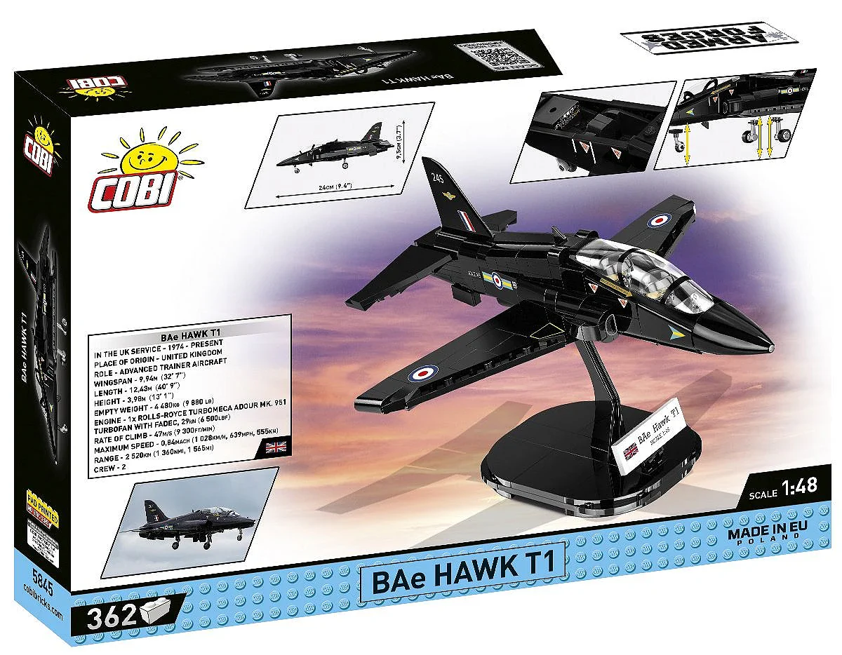 COB5845 BAE Hawk T1 RAF (362 pcs) Model Kit - Image 11