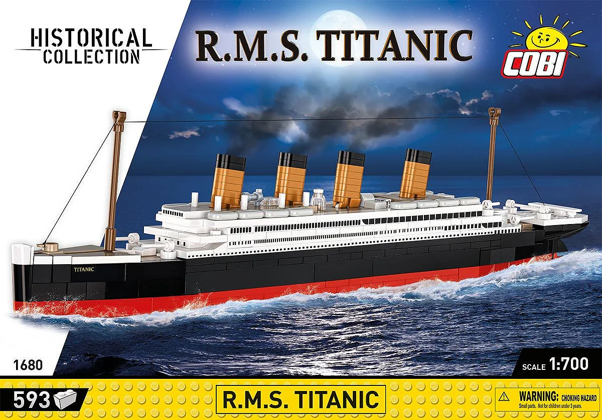 COB1680 R.M.S Titanic (600 pcs) Model Kit - Image 3