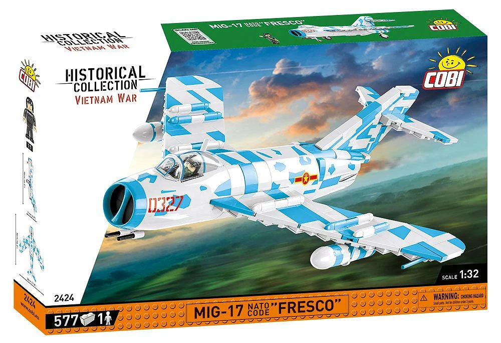 COB2424 MIG-17 NATO Code F Vietnam War (577 pcs) Model Kit - Image 12