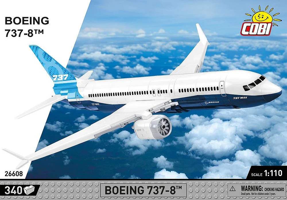 COB26608 Boeing 737-8 (340 pcs) Model Kit - Image 4
