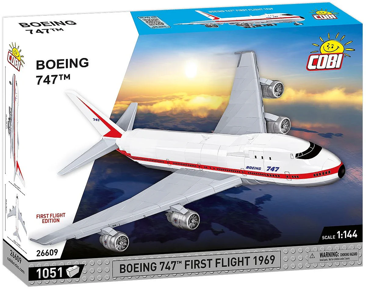 COB26609 Boeing 747 First Flight 1969 (1000 pcs) Model Kit - Image 9