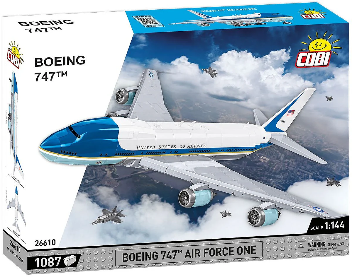 COB26610 Boeing 747 Air Force One (1050 pcs) Model Kit - Image 10