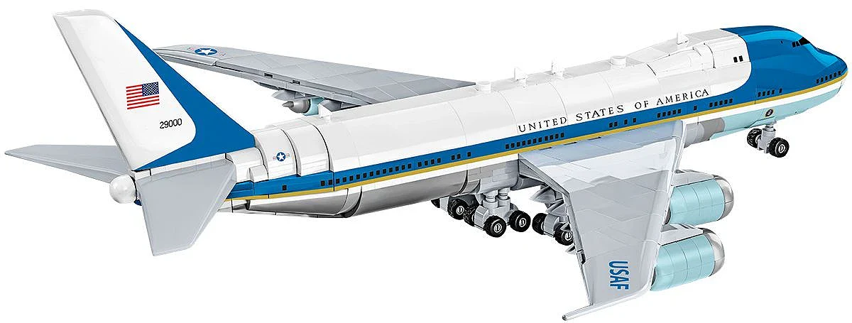 COB26610 Boeing 747 Air Force One (1050 pcs) Model Kit - Image 2