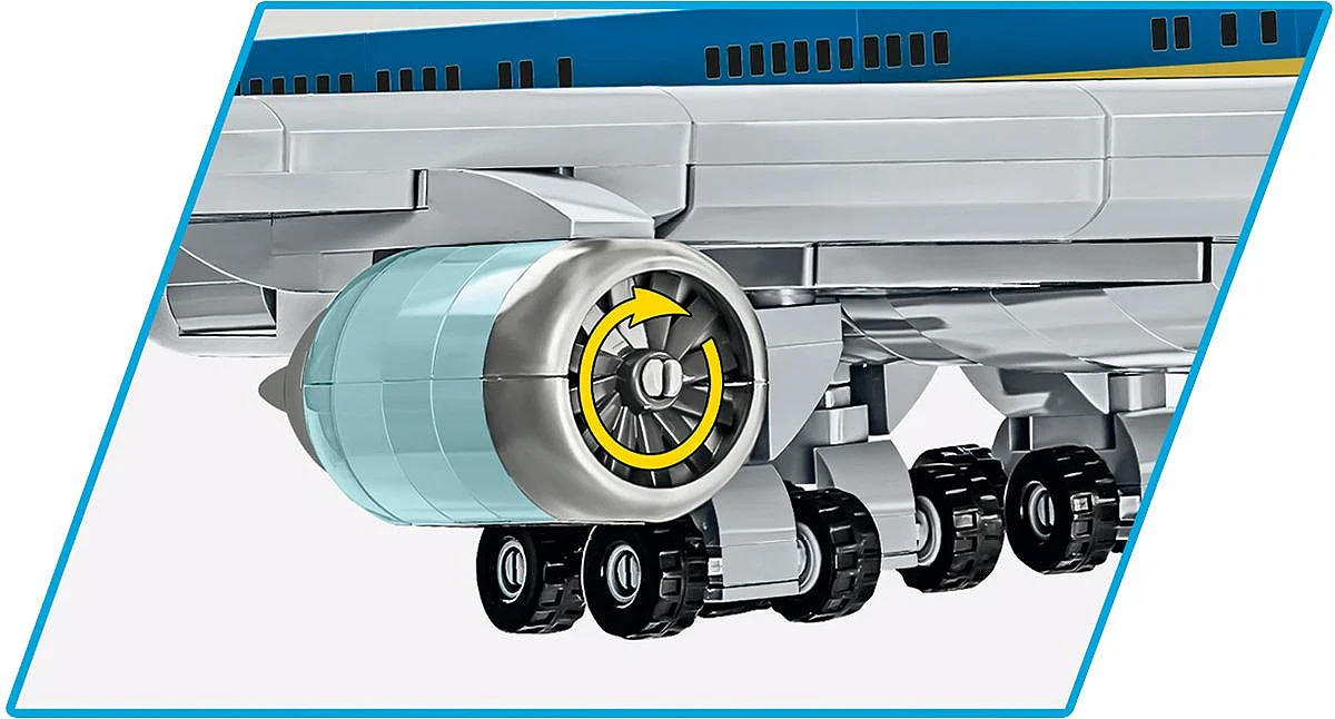 COB26610 Boeing 747 Air Force One (1050 pcs) Model Kit - Image 6