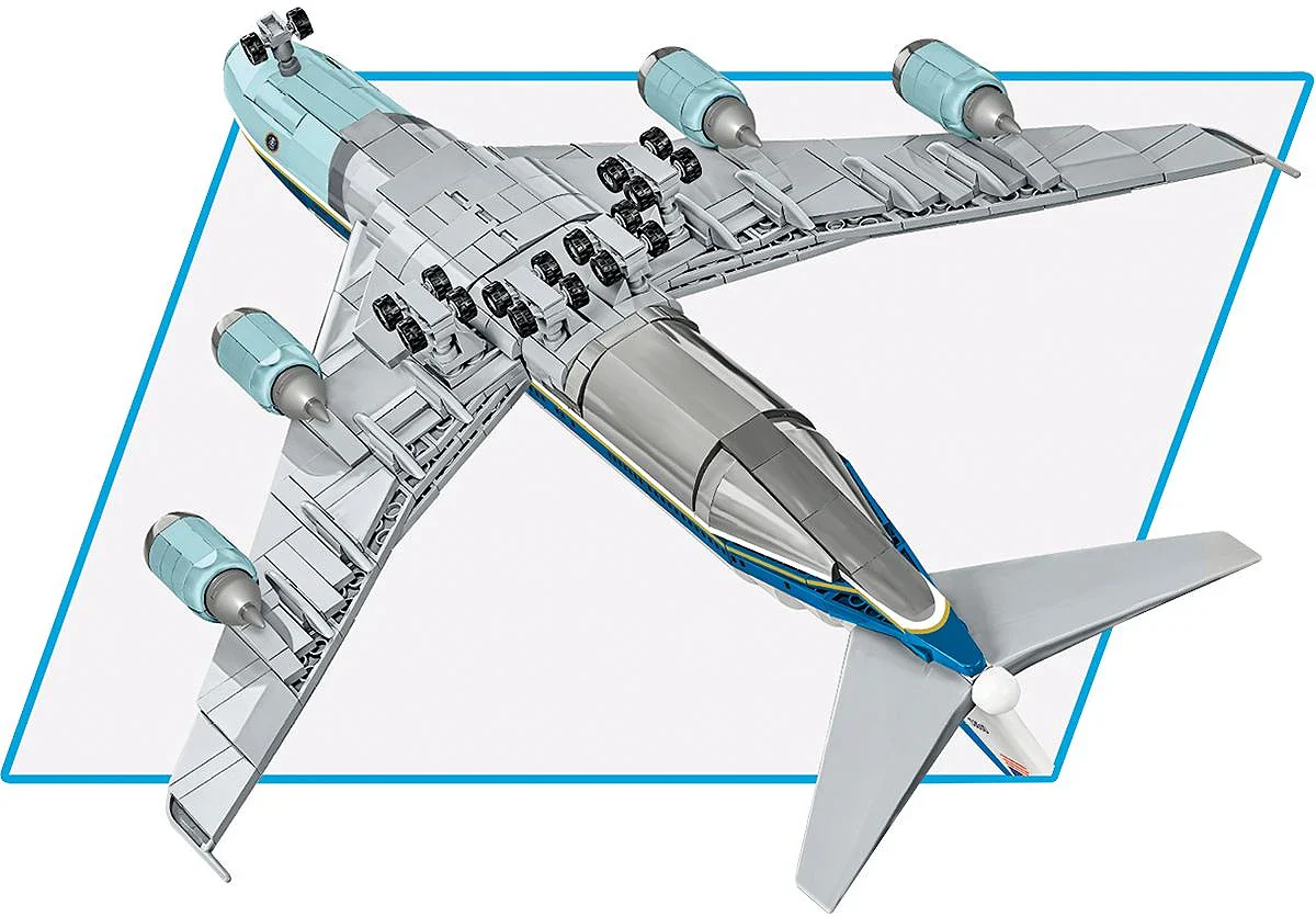 COB26610 Boeing 747 Air Force One (1050 pcs) Model Kit - Image 7
