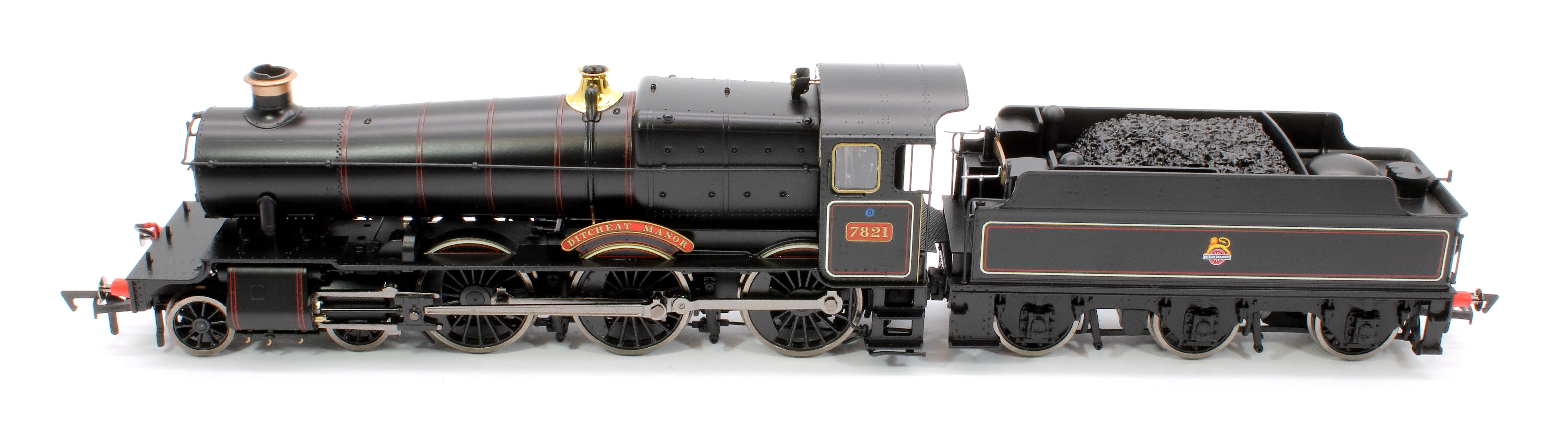 4S-001-011D Ditcheat Manor BR Lined Black Early Crest GWR 78xx Manor Class 4-6-0 Steam Locomotive No.7821 - DCC Fitted - Image 13