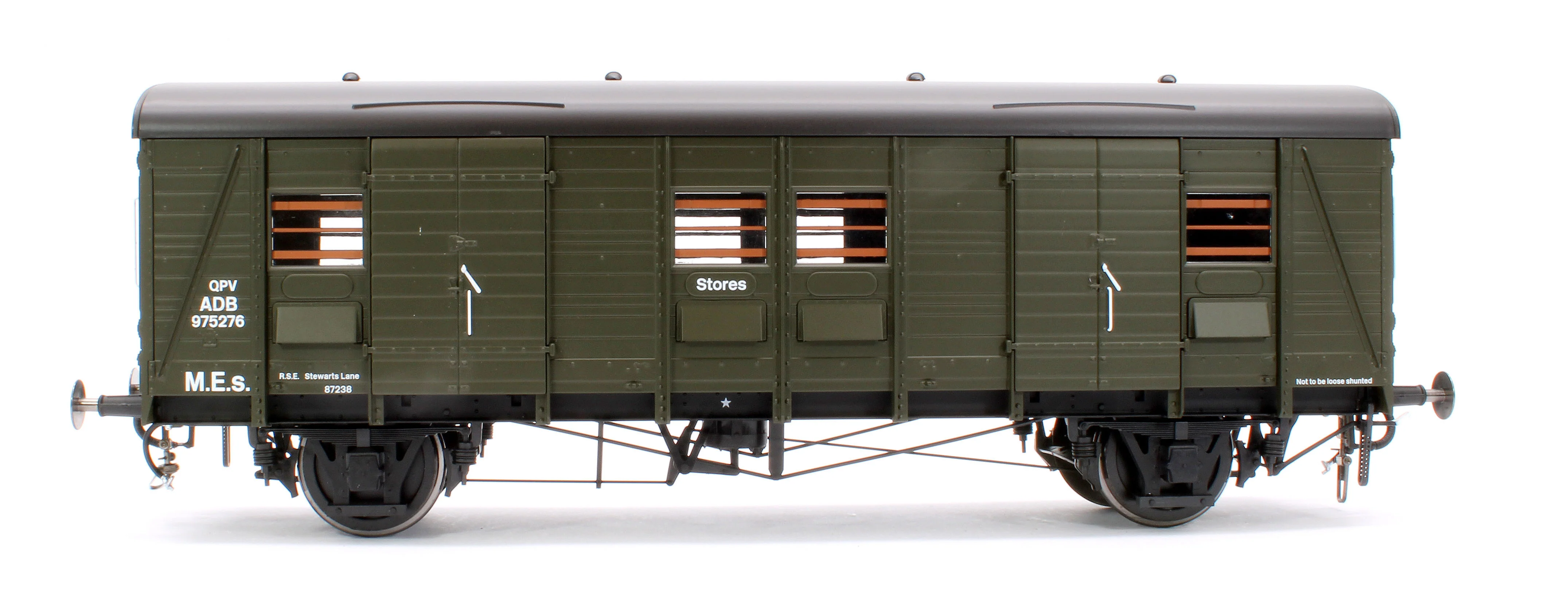 9174 Covered Carriage Truck (CCT) ADB975276 BR Departmental Olive (uneven planks) - Image 2