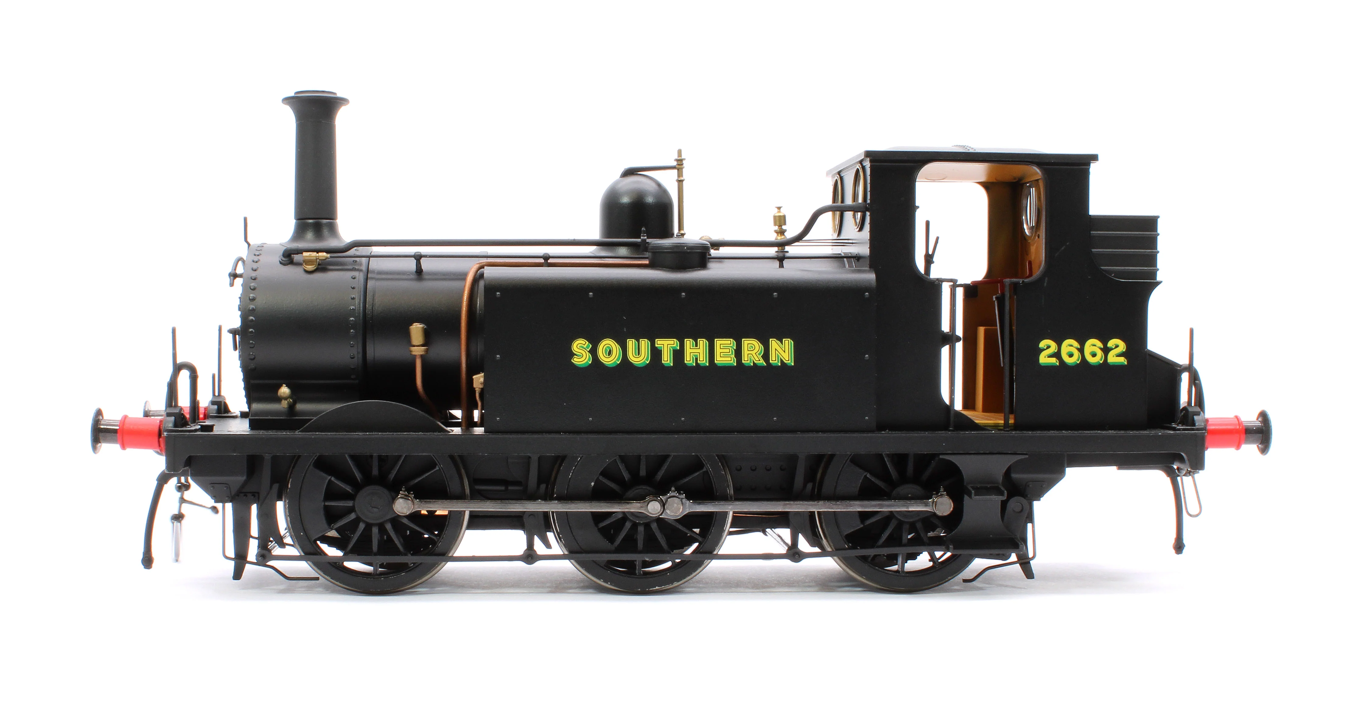 110734 Pre-Owned Terrier A1X 2662 Bulleid Sunshine Livery 0-6-0T Tank Locomotive - DCC Sound - Image 4
