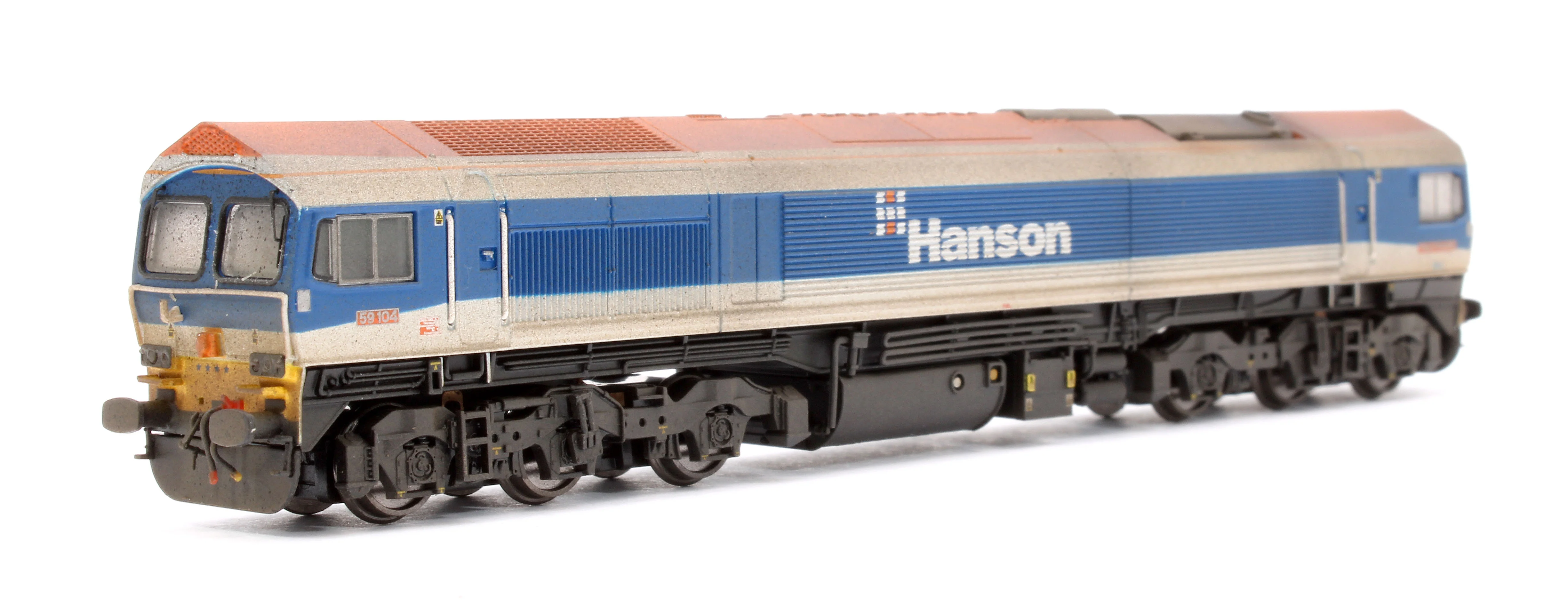 2D-005-004W Custom Weathered Class 59104 'Village of Great Elm' Hanson Diesel Locomotive