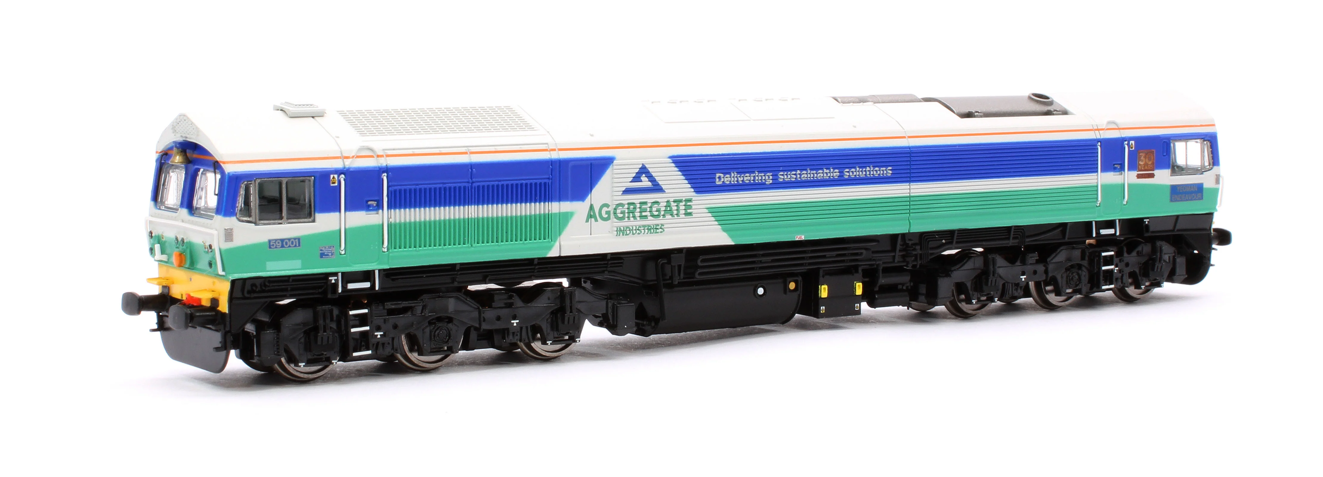 2D-005-005S Class 59 59001 Aggregate Industries Yeoman Endeavour Diesel Locomotive - DCC Sound - Image 3
